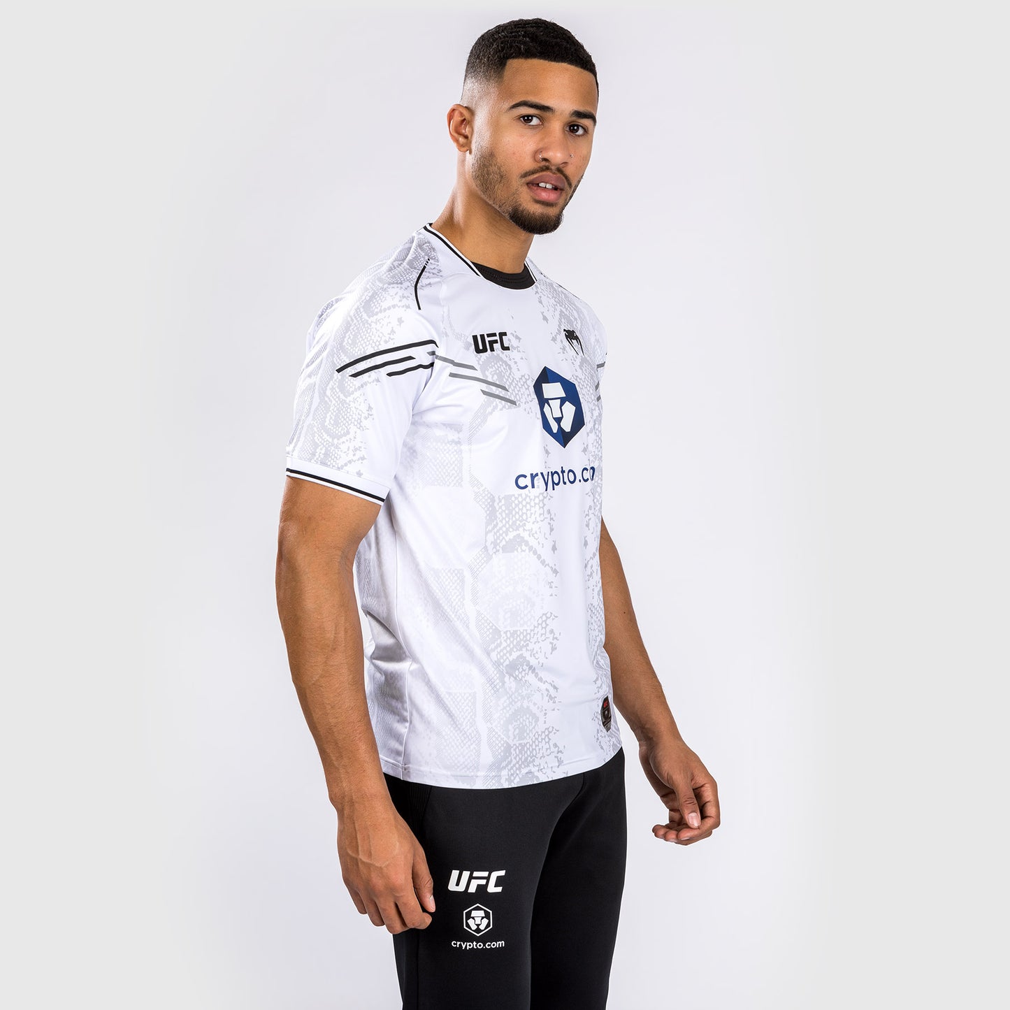 UFC Adrenaline by Venum Authentic Fight Night 남성용 워크아웃 저지 – 화이트