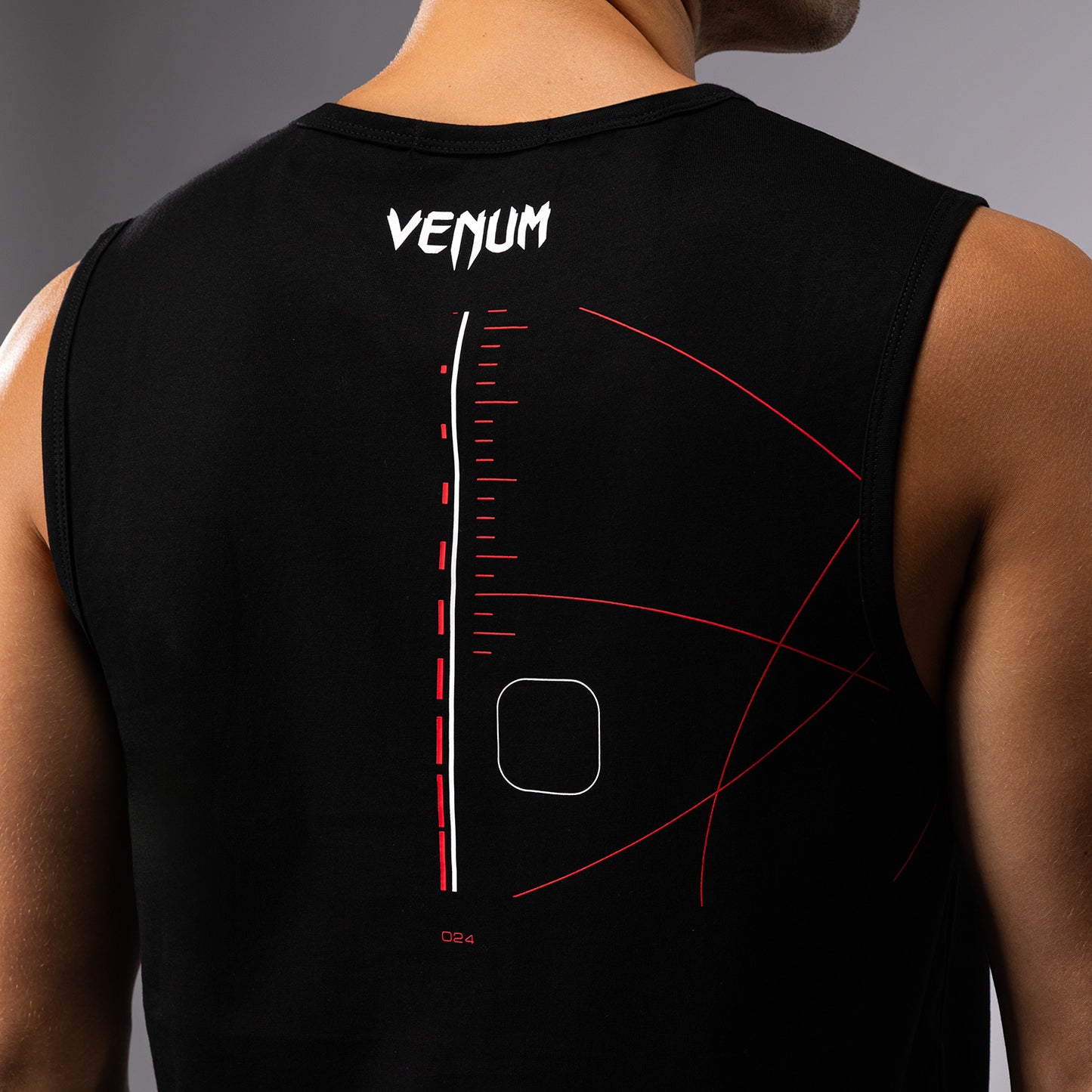 Venum Tactical XT 탱크탑 – 블랙/파이어 레드