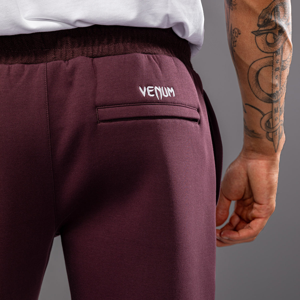 Venum Attack Fleece & Weave 조거 팬츠 - 버건디