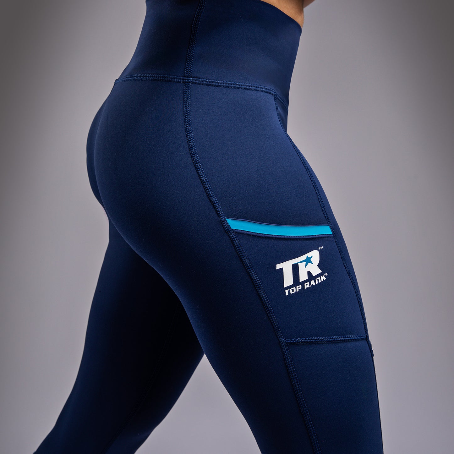 Venum x Top Rank Original 여성용 7/8 레깅스 – 네이비 블루
