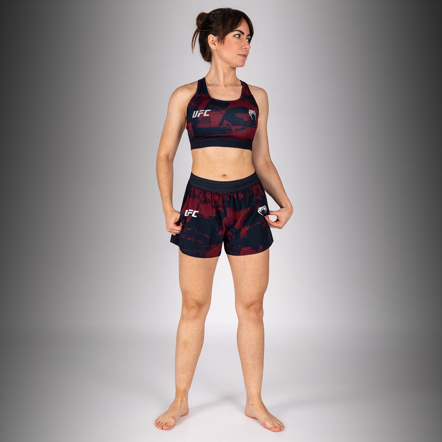 Women’s UFC Zenith by Venum 네이비 블루 오센틱 파이트 위크 퍼포먼스 쇼츠