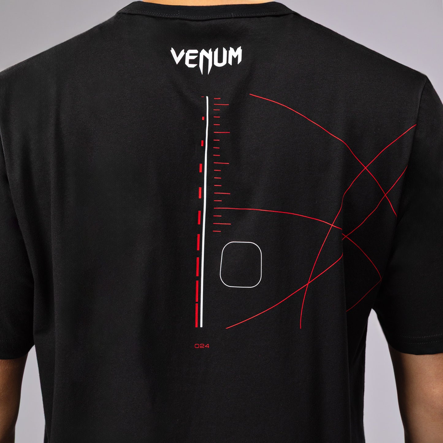 Venum Tactical XT 티셔츠 – 블랙/파이어 레드