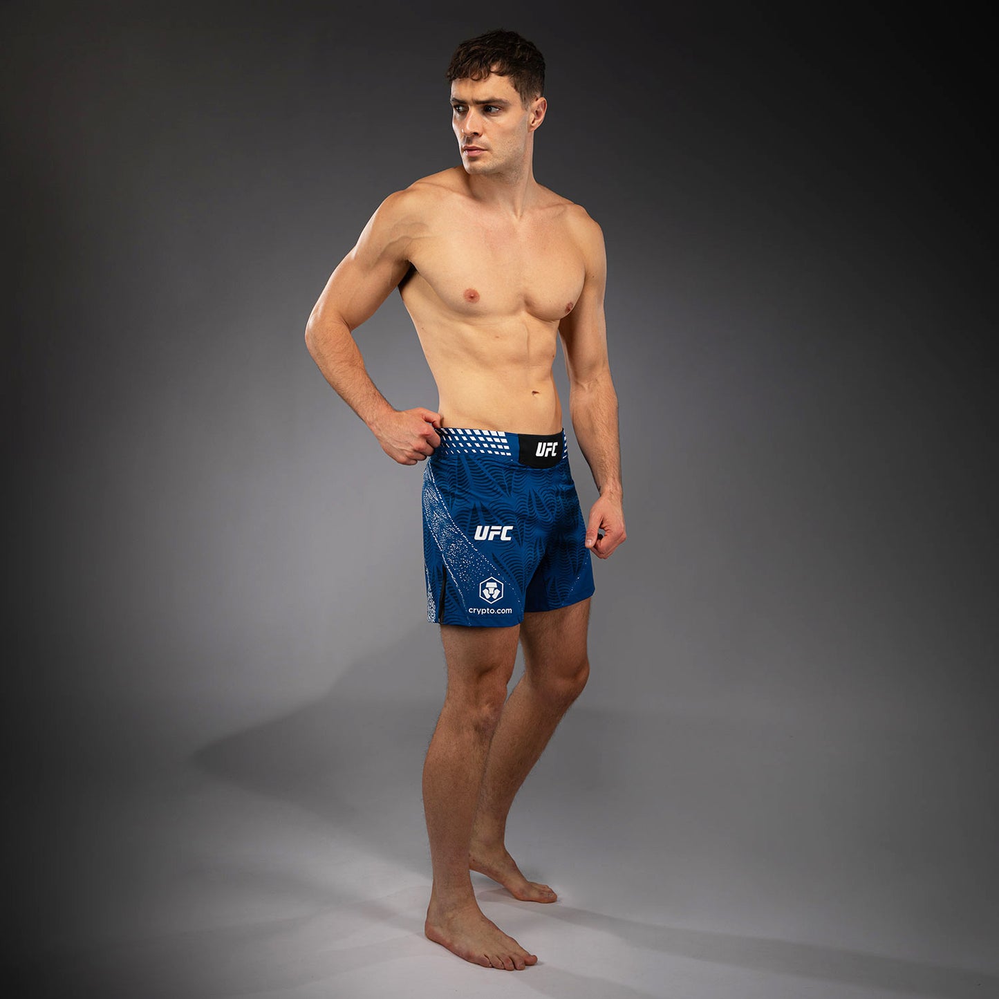 남성용 UFC Zenith by Venum 블루 어센틱 파이트 나이트 피트 파이트 쇼츠