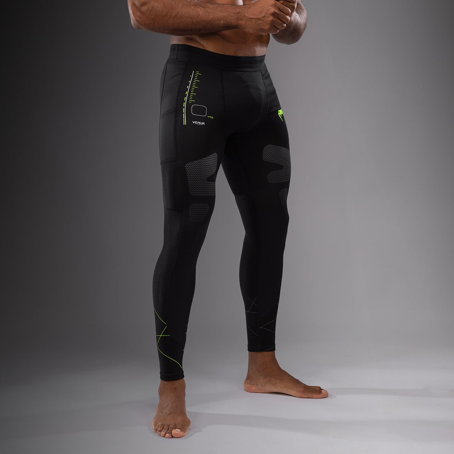 Venum Training Camp 4.0 스패츠 – 블랙/네온 옐로우