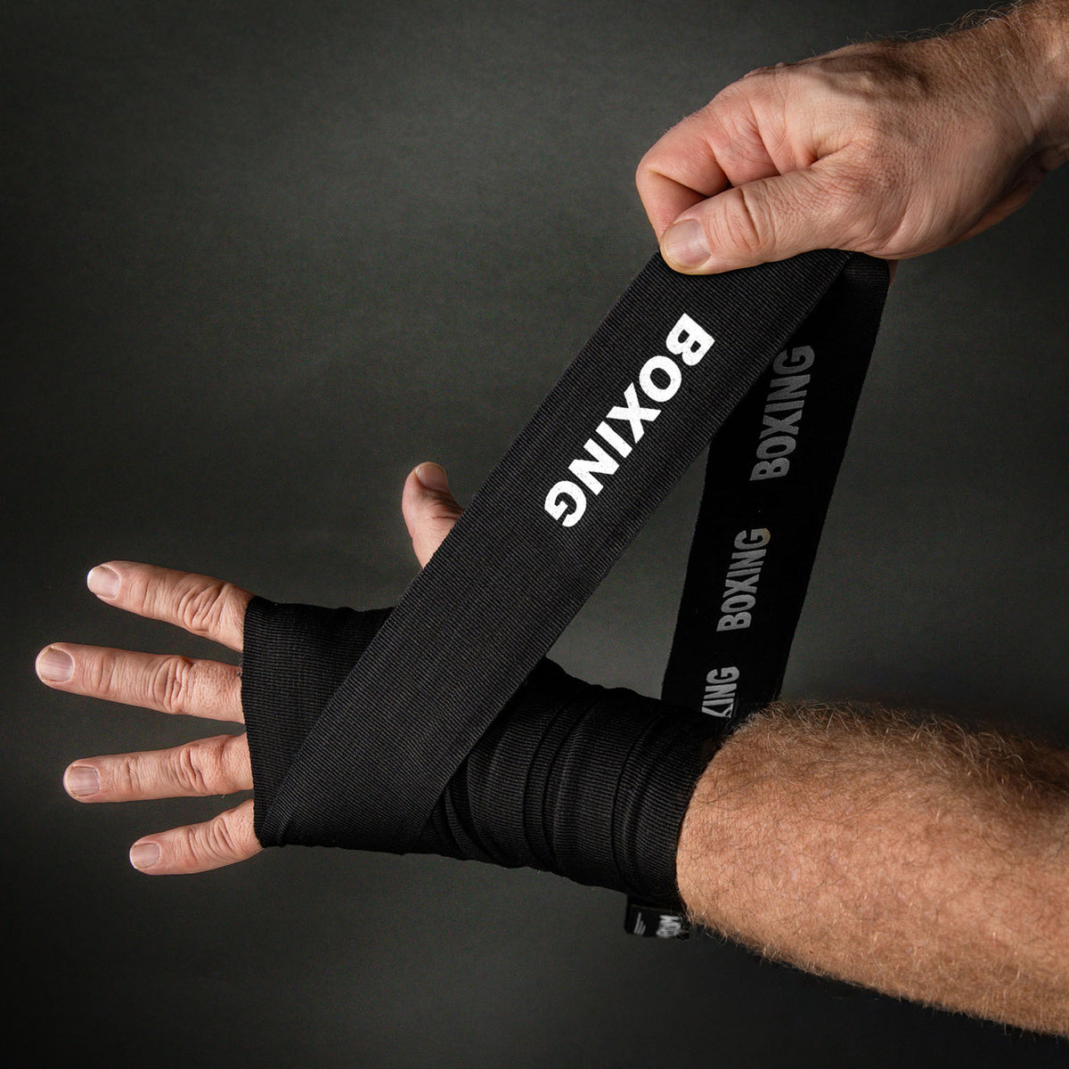 Venum Kontact Evo Boxing 핸드랩 - 블랙/화이트