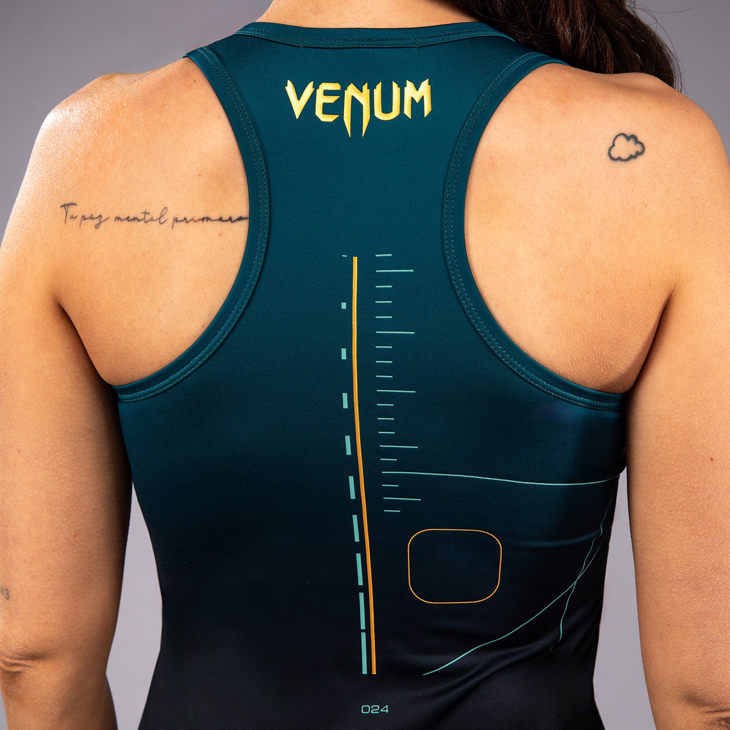 Venum Tactical XT 드라이 테크 탱크탑 – 블랙/포레스트 그린