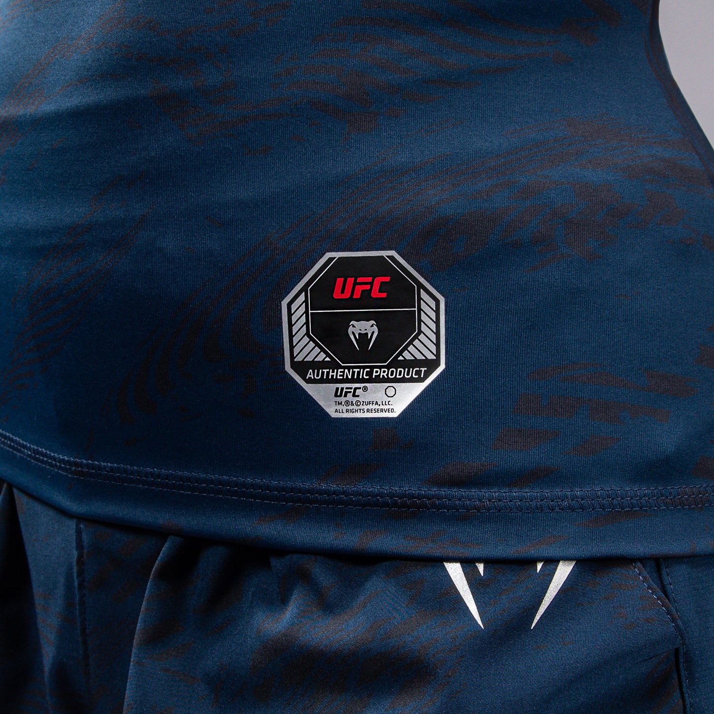 UFC Fusion by Venum Fight Week 여성용 퍼포먼스 반팔 래쉬가드 – 오션 그린