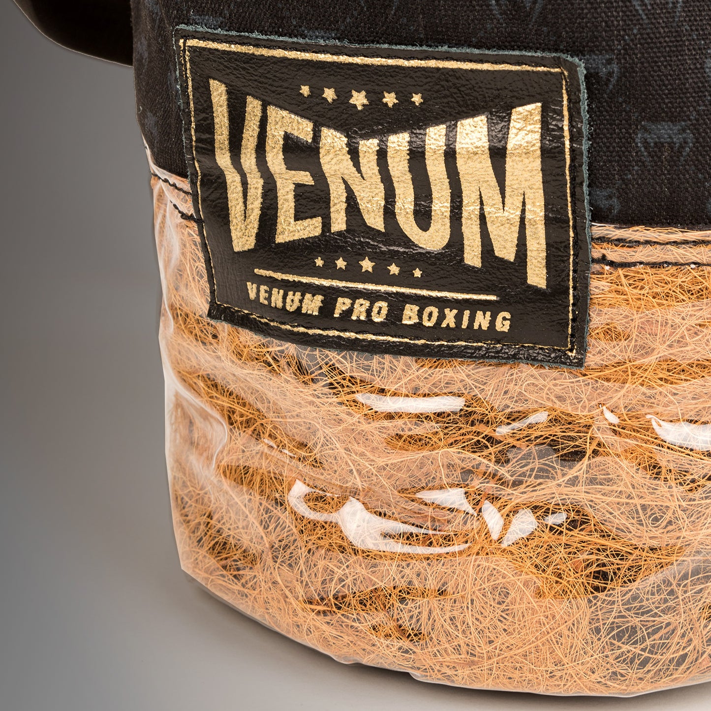 Venum Coco Monogram Pro 레이스업 복싱 글러브 – 인텐스 블랙
