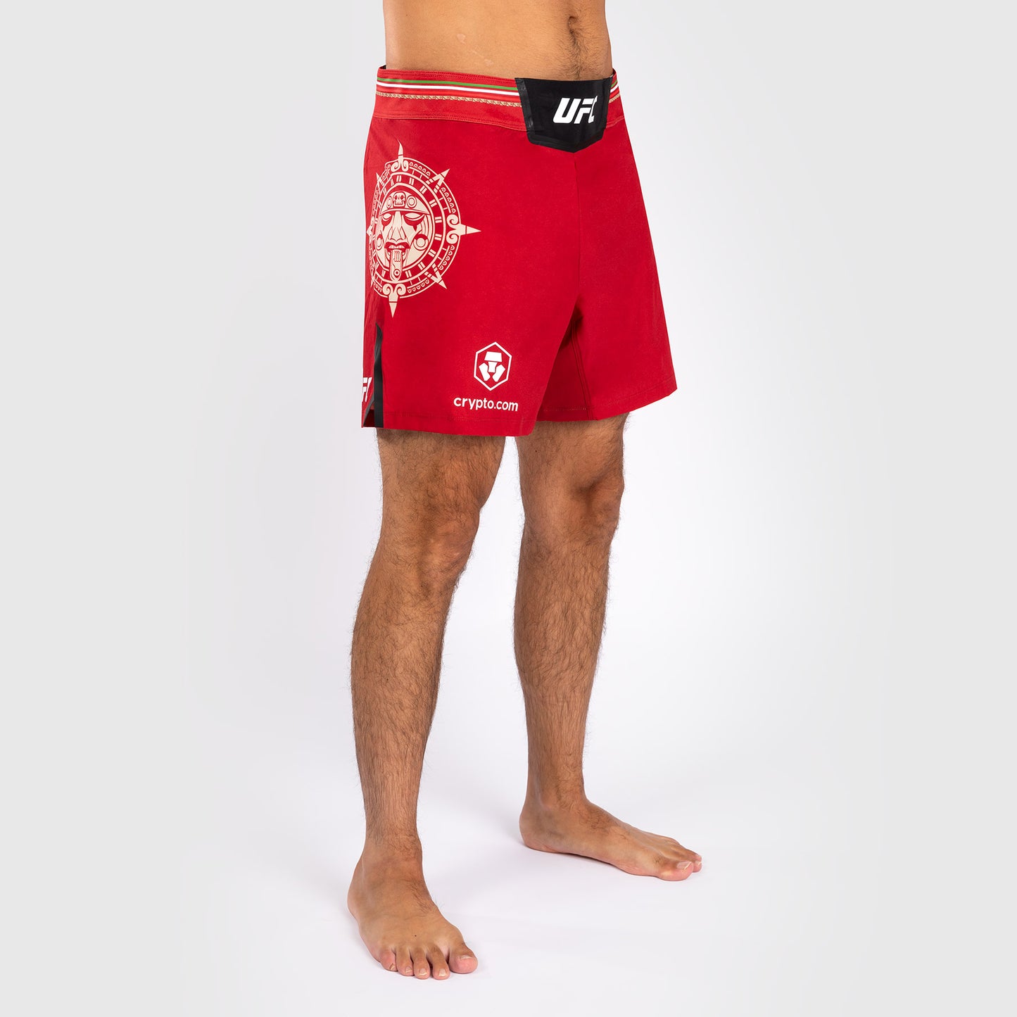 Noche UFC by Venum Authentic Fight Night 남성용 파이트 쇼츠 – 숏 핏 – 레드