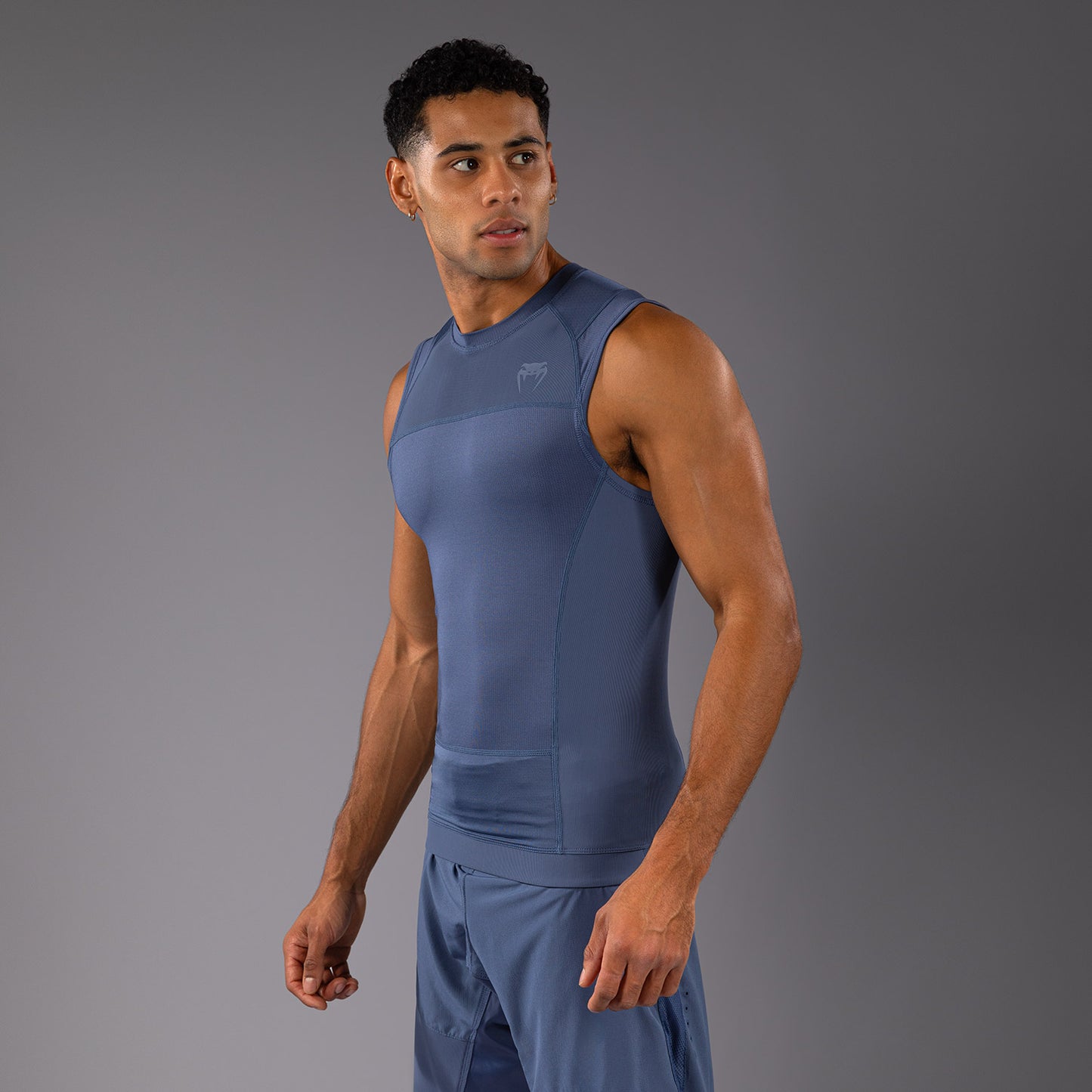Venum G-Fit Air 남성용 민소매 래쉬가드 – 포기 블루