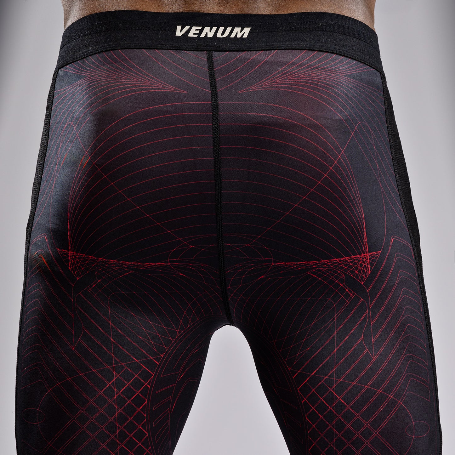 Venum G-Fit Air 남성용 스패츠 – 딥 블랙/파이어 레드