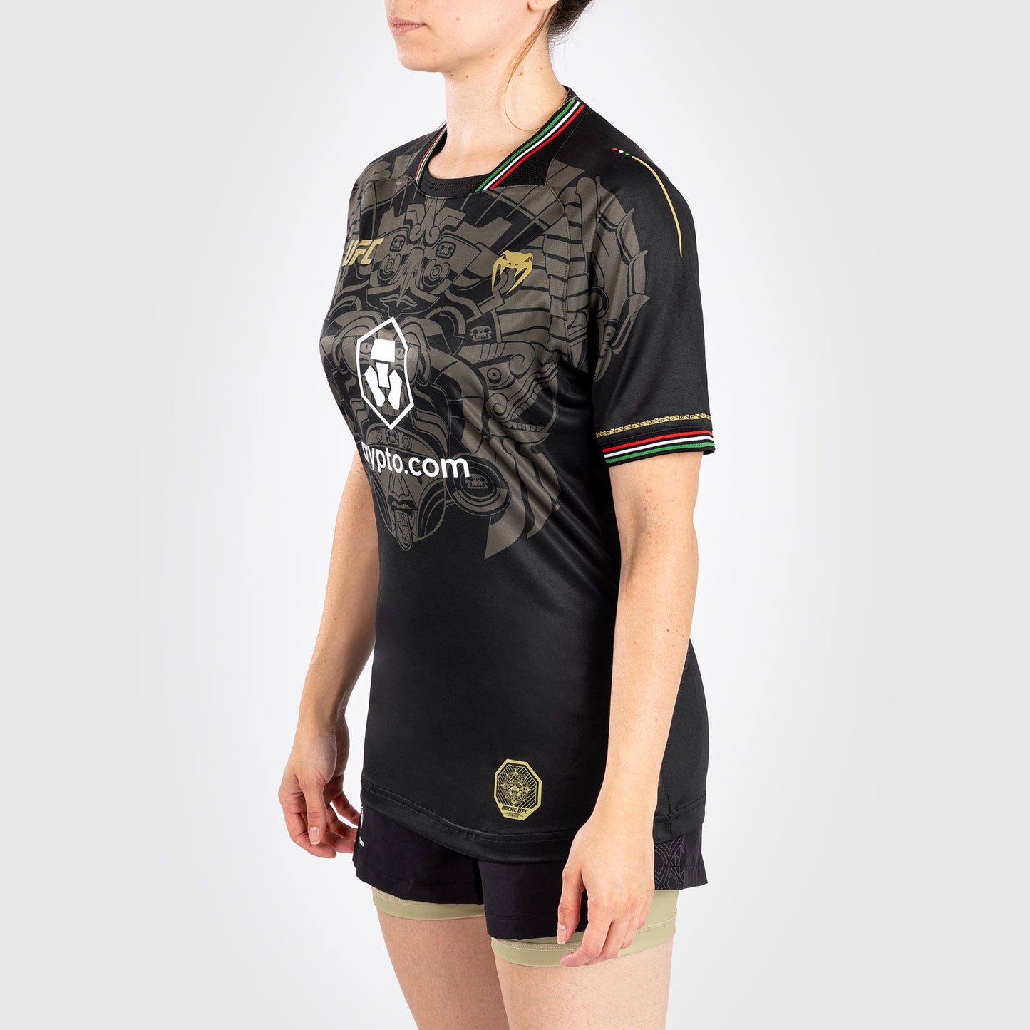 Noche UFC by Venum Authentic Fight Night 여성용 워크아웃 저지 – 블랙