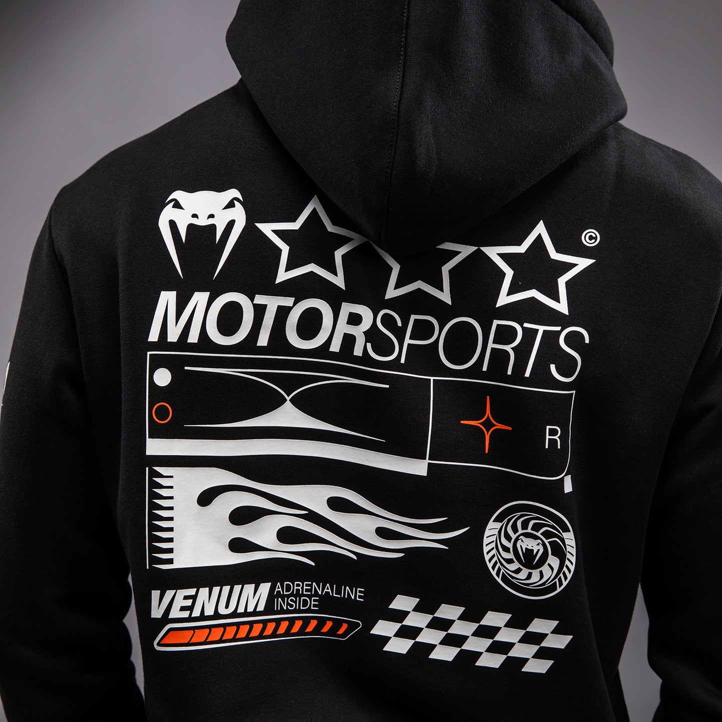 Venum Motorsport 후디 – 딥 블랙