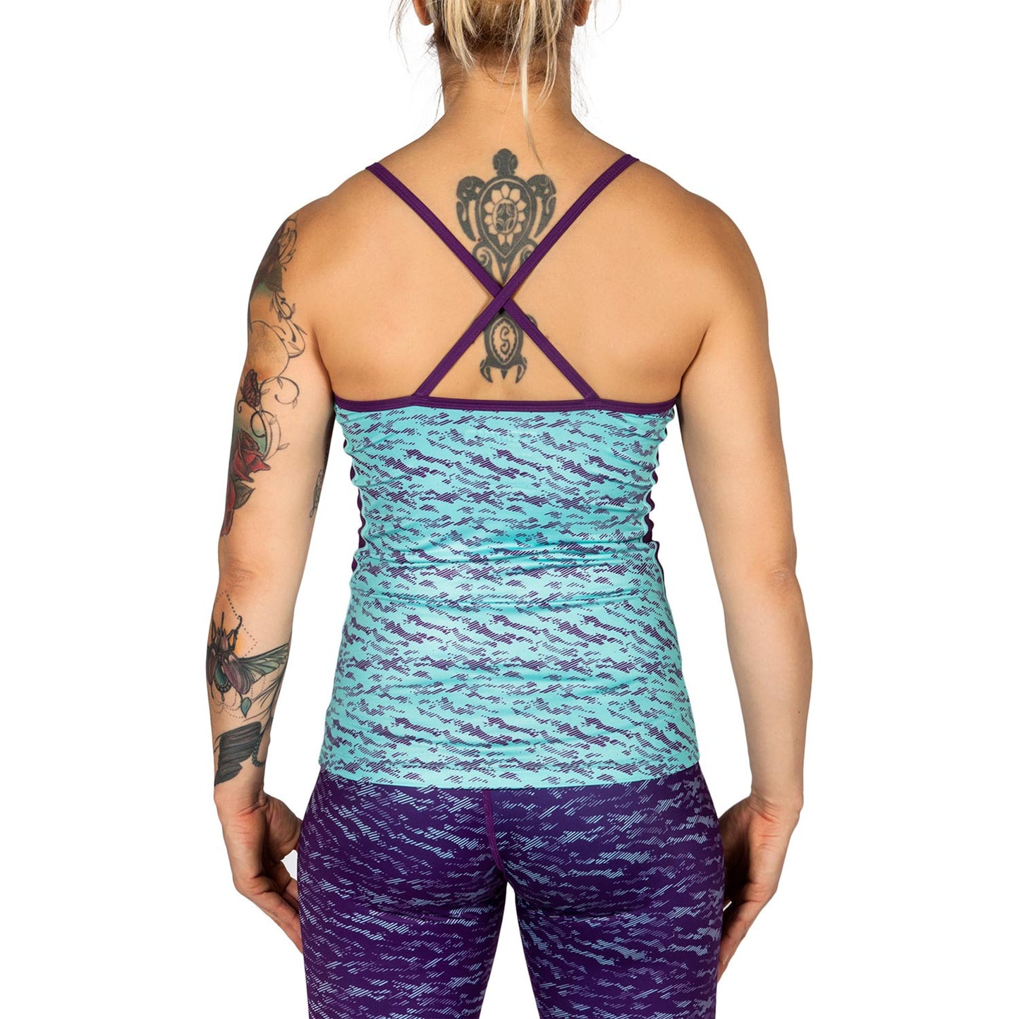 Venum Camoline Tank Top - Light Latigo Bay/Dark Purple