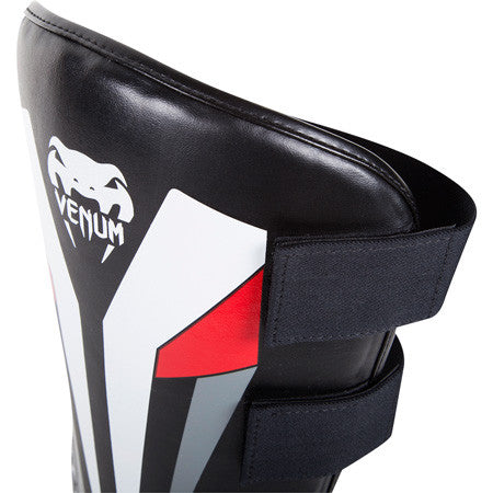 Venum Elite Leg Protector - Pair - Black/Ice/Red