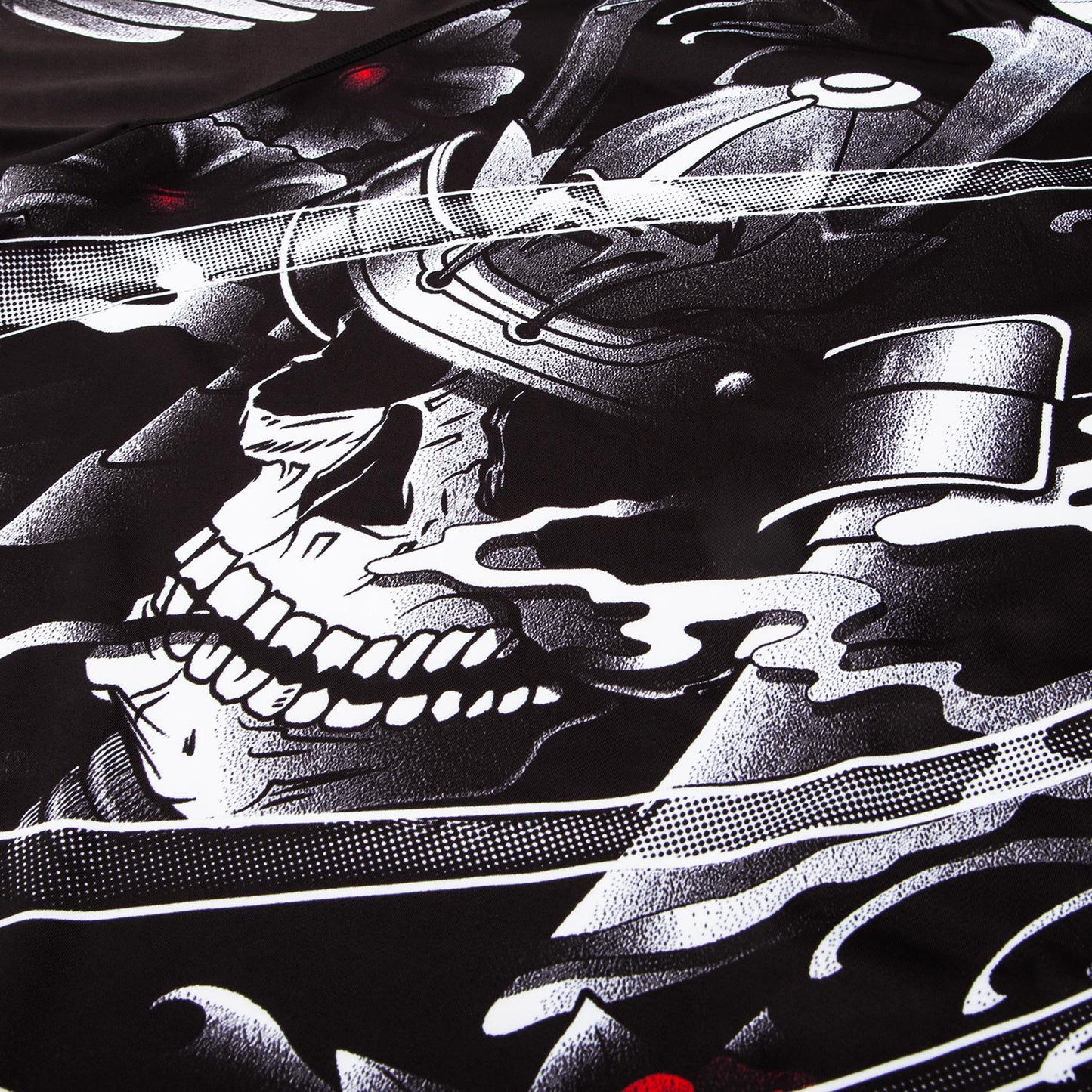 Venum Samurai Skull Rashguard - Short Sleeves - Black