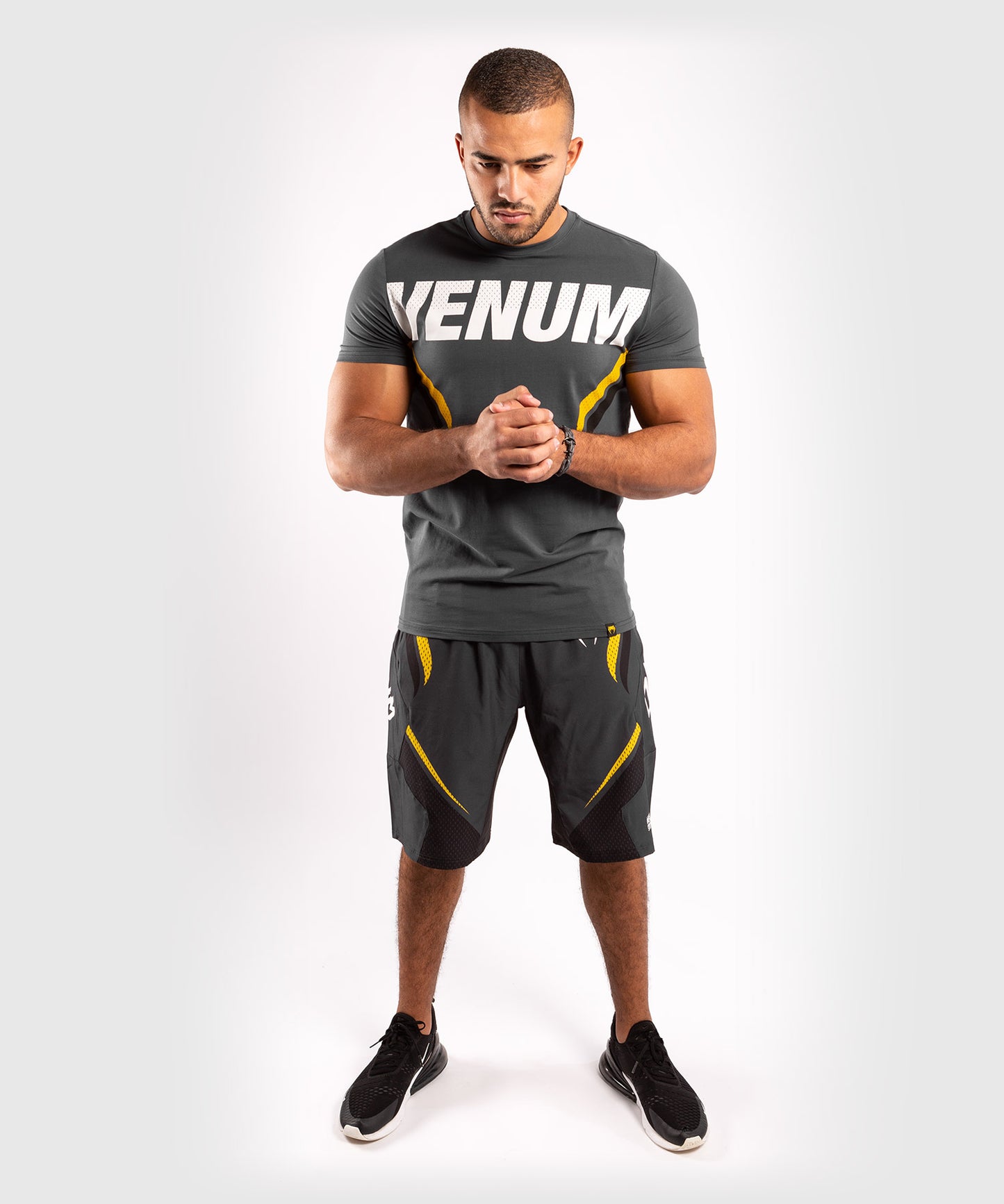 Venum ONE FC Impact T-shirt - Grey/Yellow