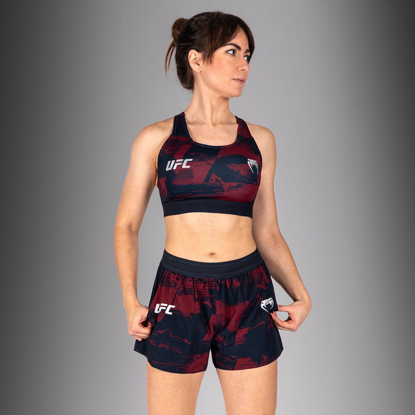 Women's UFC Zenith by Venum 네이비 블루 어센틱 파이트 위크 스포츠 브라
