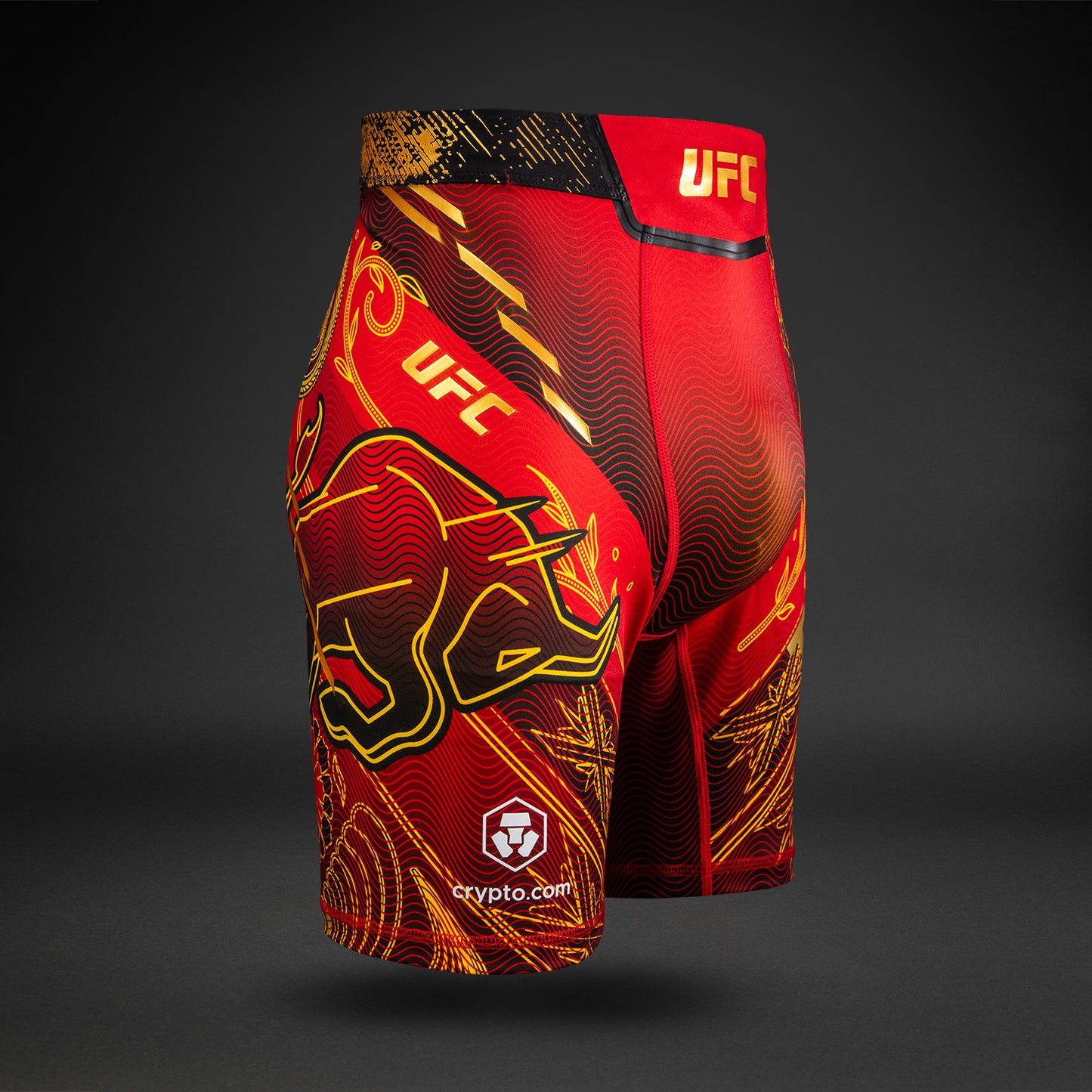 남성용 UFC Unrivaled by Venum 레드 Ilia 탑우리아 발리 투도 쇼츠