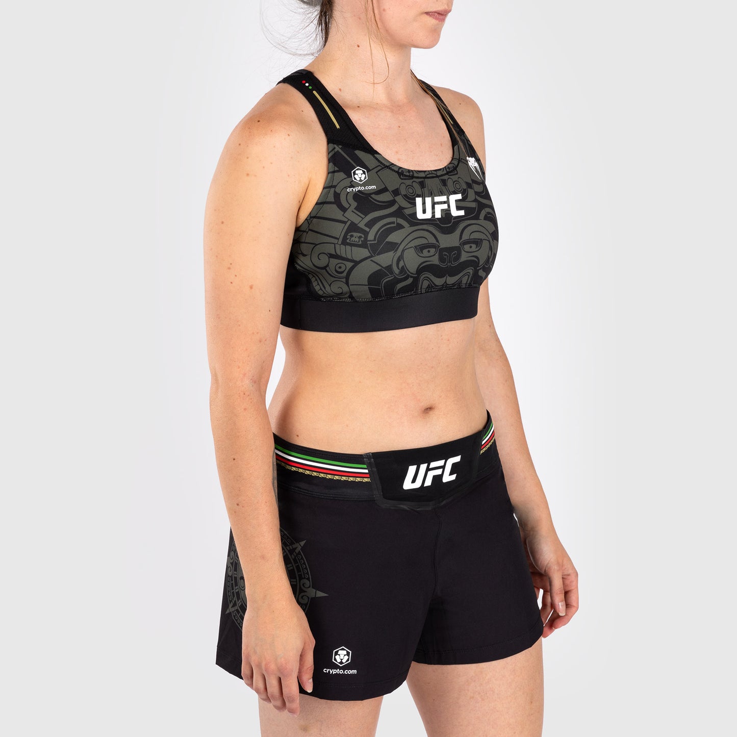 Noche UFC by Venum Authentic Fight Night 여성용 스포츠 브라 – 블랙