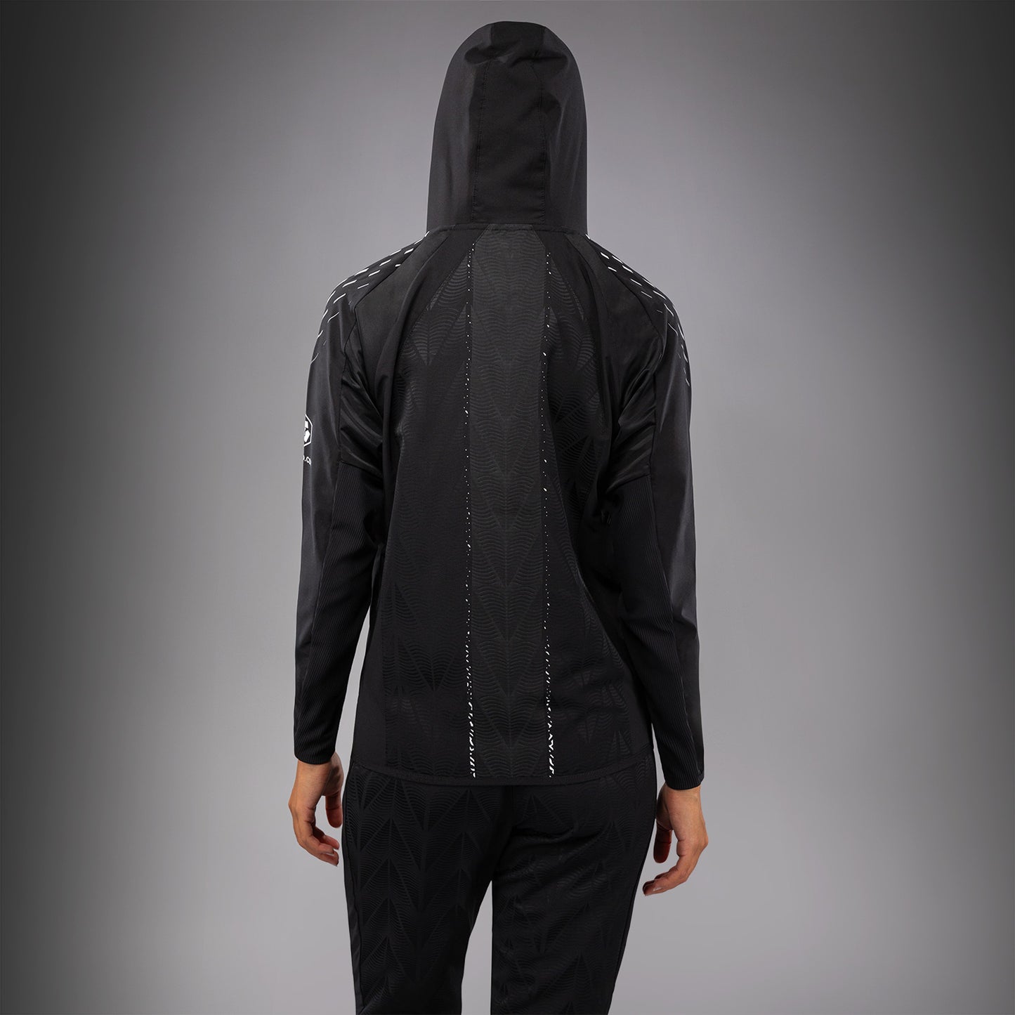 Women's UFC Zenith by Venum Black 오센틱 파이트 나이트 워크아웃 후디