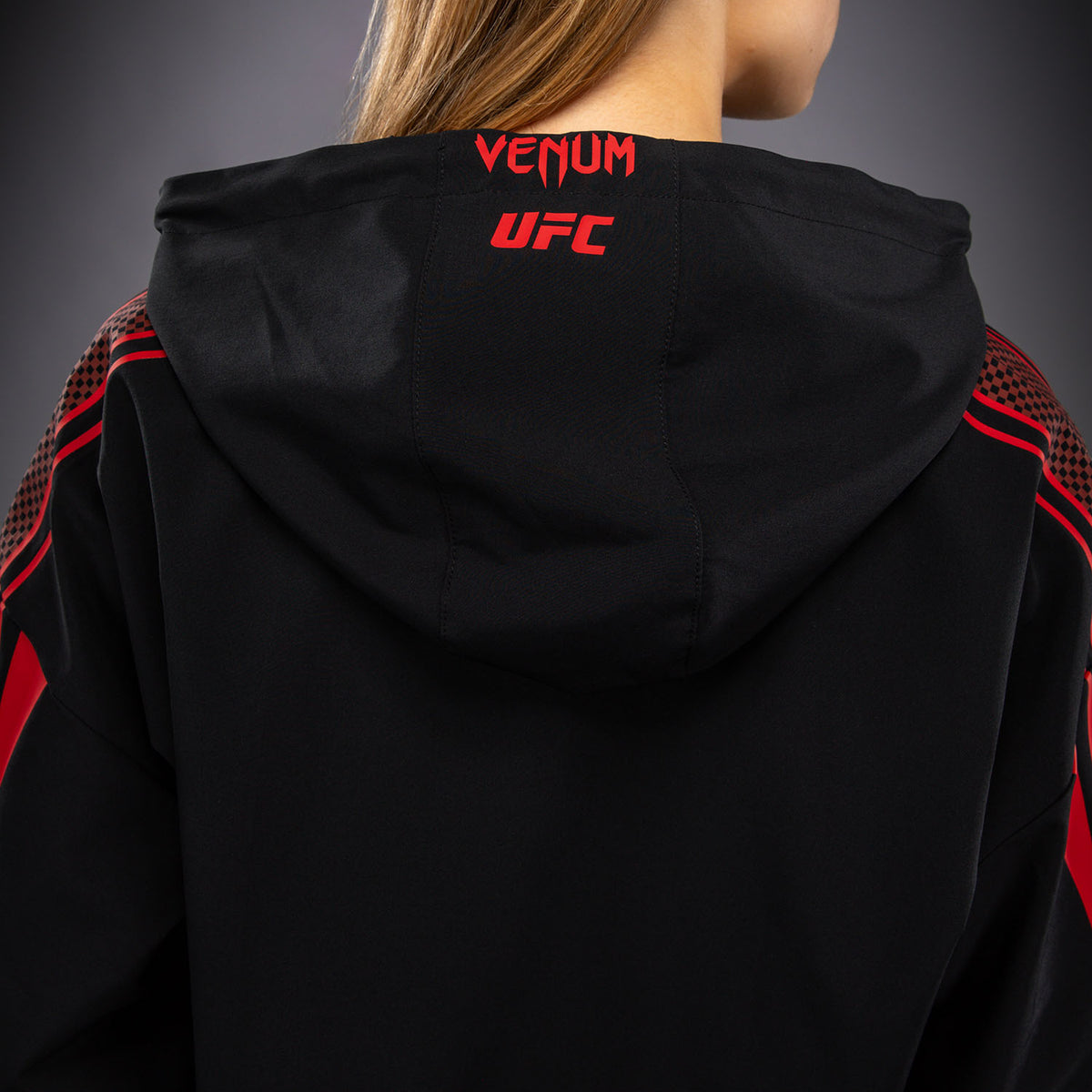 Venum UFC Unity by Venum Authentic Fight Week 여성 집업 후디 - 블랙