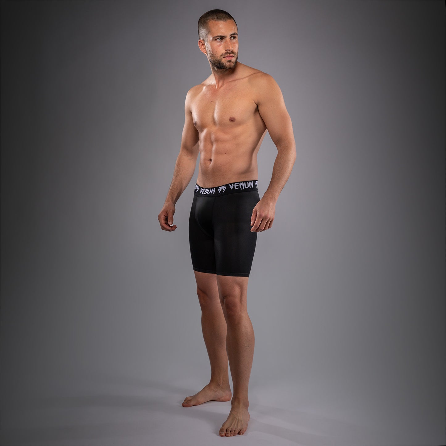 Venum UFC Unity by Venum Authentic Fight Week 남성 기능성 컴프레션 쇼츠 - 블랙