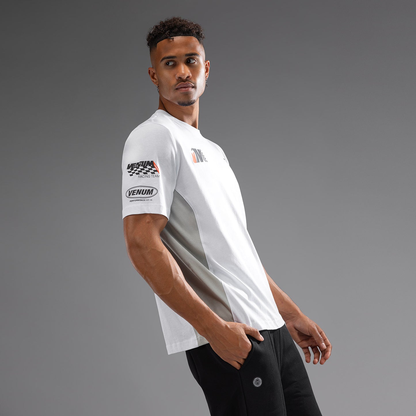 Venum Motorsport 티셔츠 – 스노우 화이트