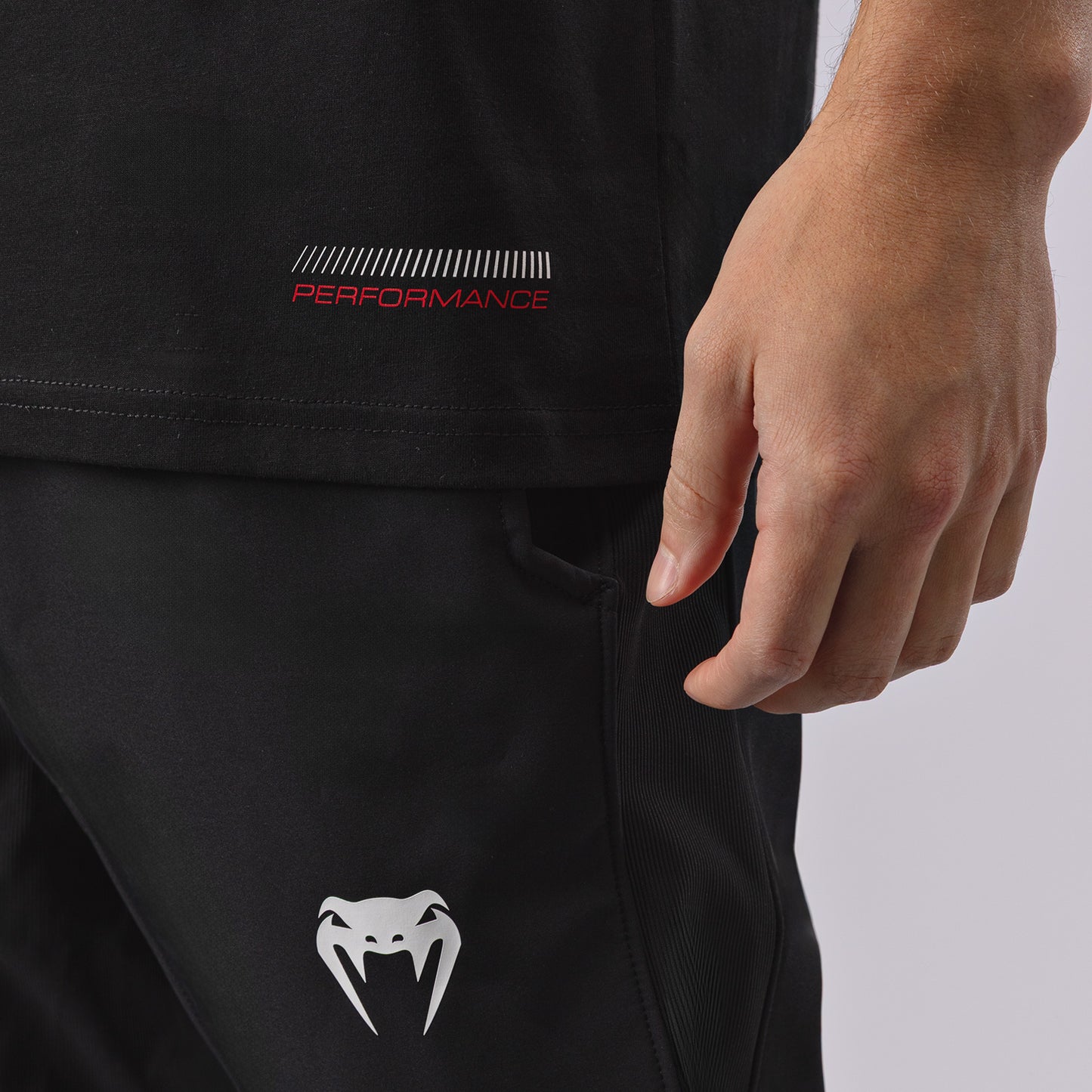 Venum Tactical XT 티셔츠 – 블랙/파이어 레드