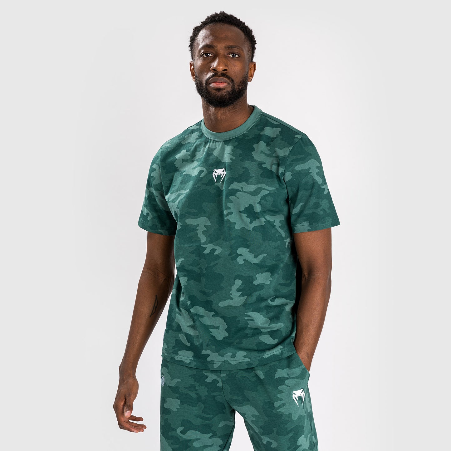 Venum Vortex XL 남성용 티셔츠 – 터쿼이즈 카모