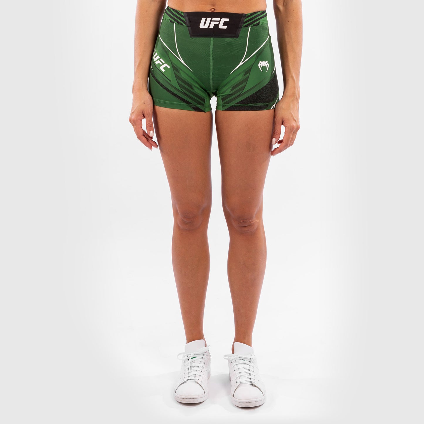 UFC Venum Authentic Fight Night 여성용 발리 투도 쇼츠 – 숏 핏 – 그린