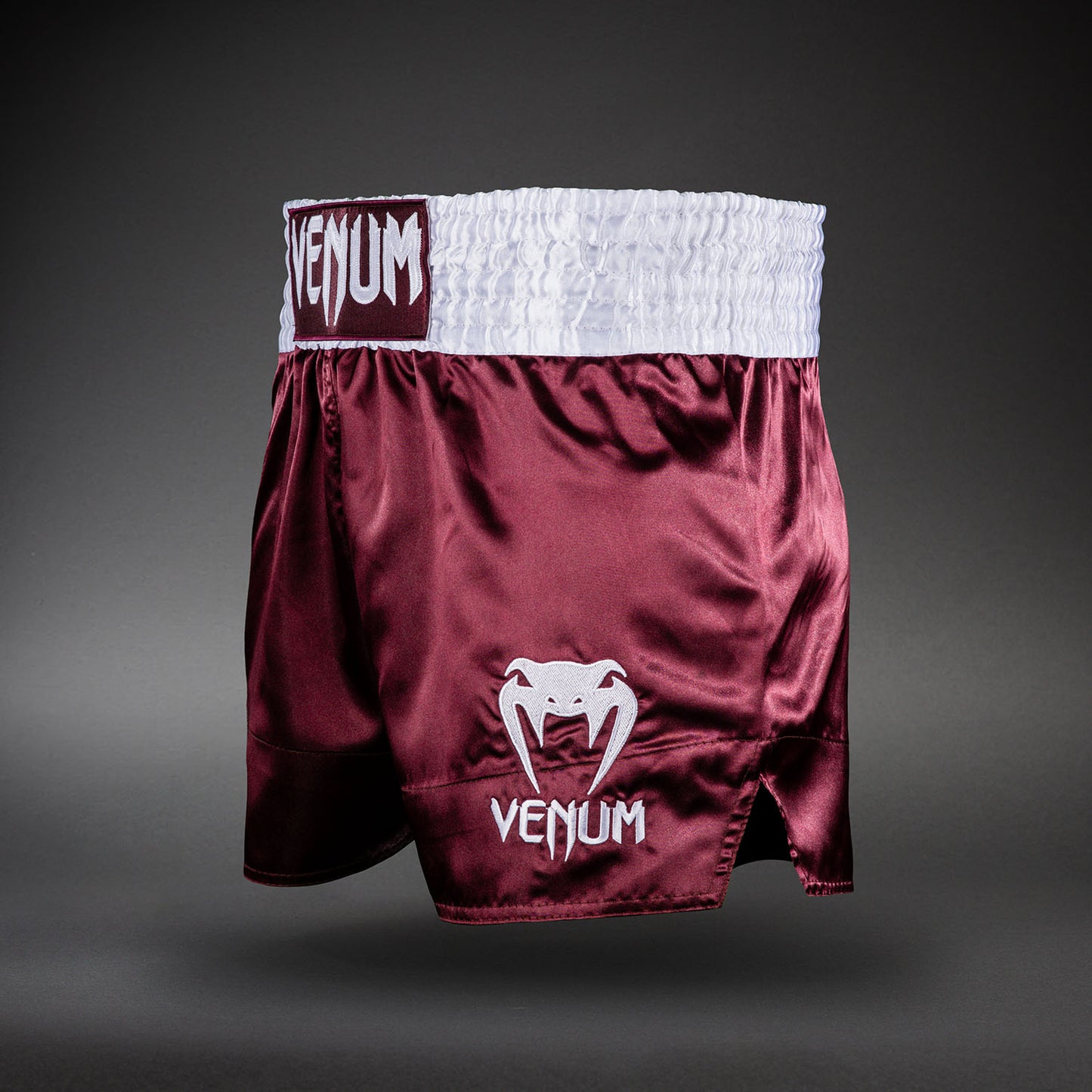 Venum Classic 무에타이 쇼츠 – 버건디