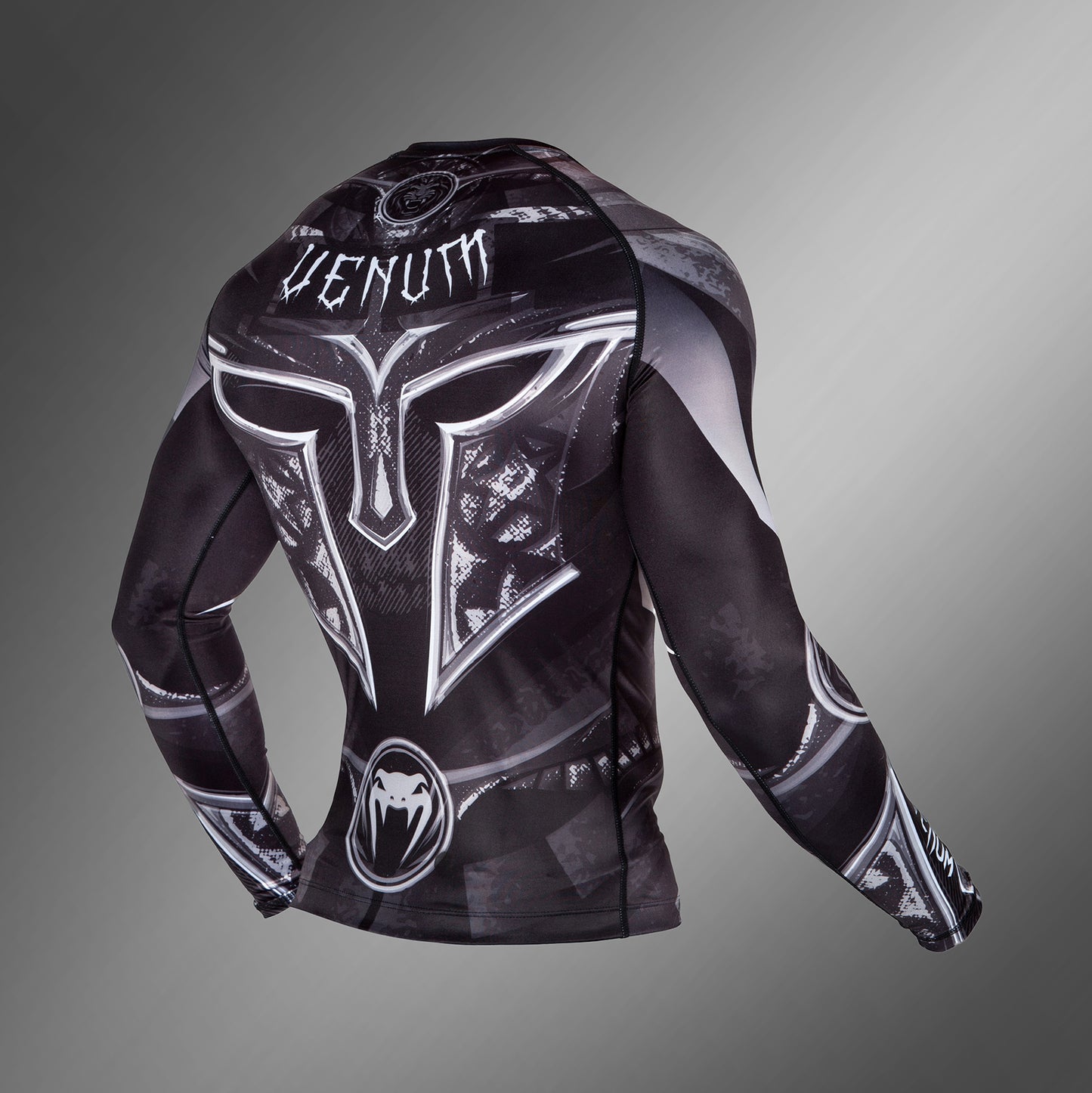 Venum Gladiator 3.0 래쉬가드 – 긴팔 – 블랙/화이트