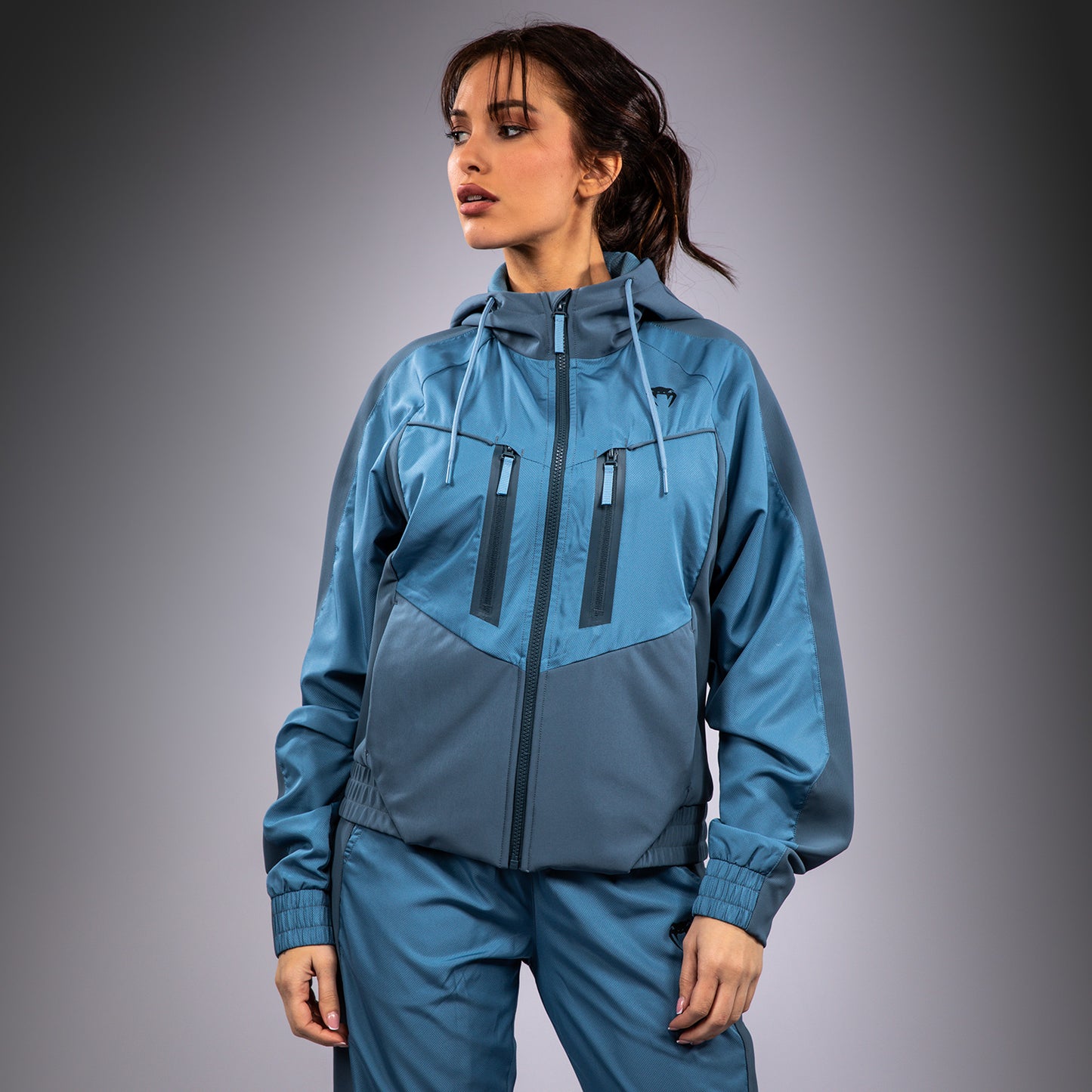 Venum Women Laser 3.0 트랙 자켓 – 블루