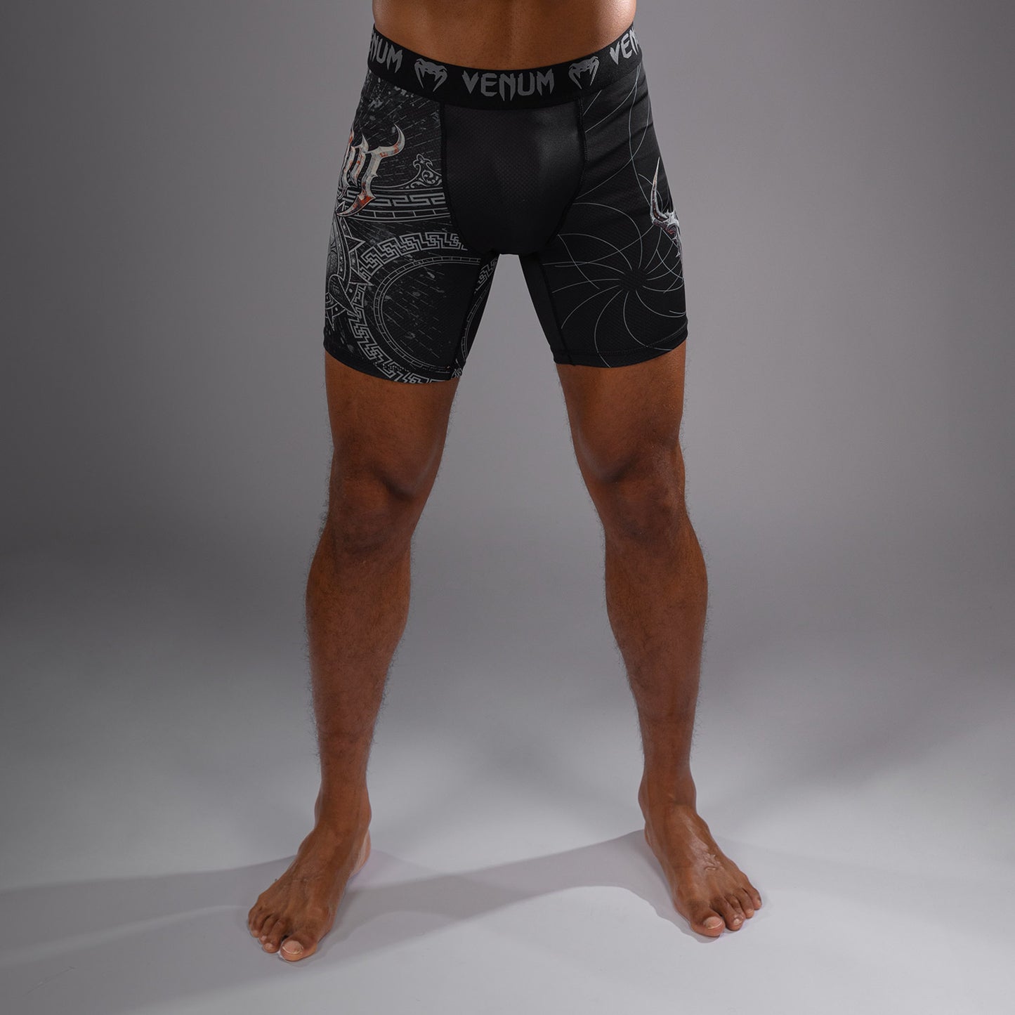 Venum Gladiator 5.0 남성용 발리 투도 쇼츠 – 블랙/실버