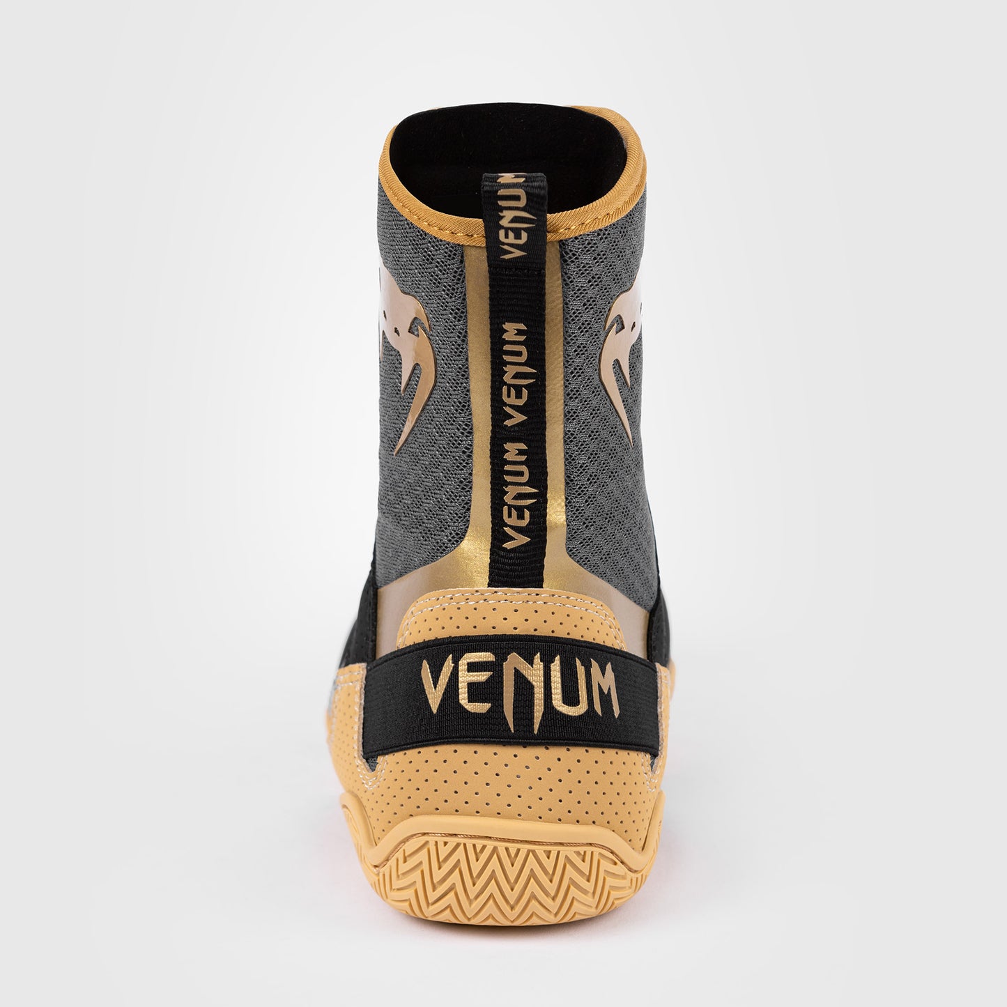 Venum Elite 복싱 슈즈 – 블랙/라이트 베이지