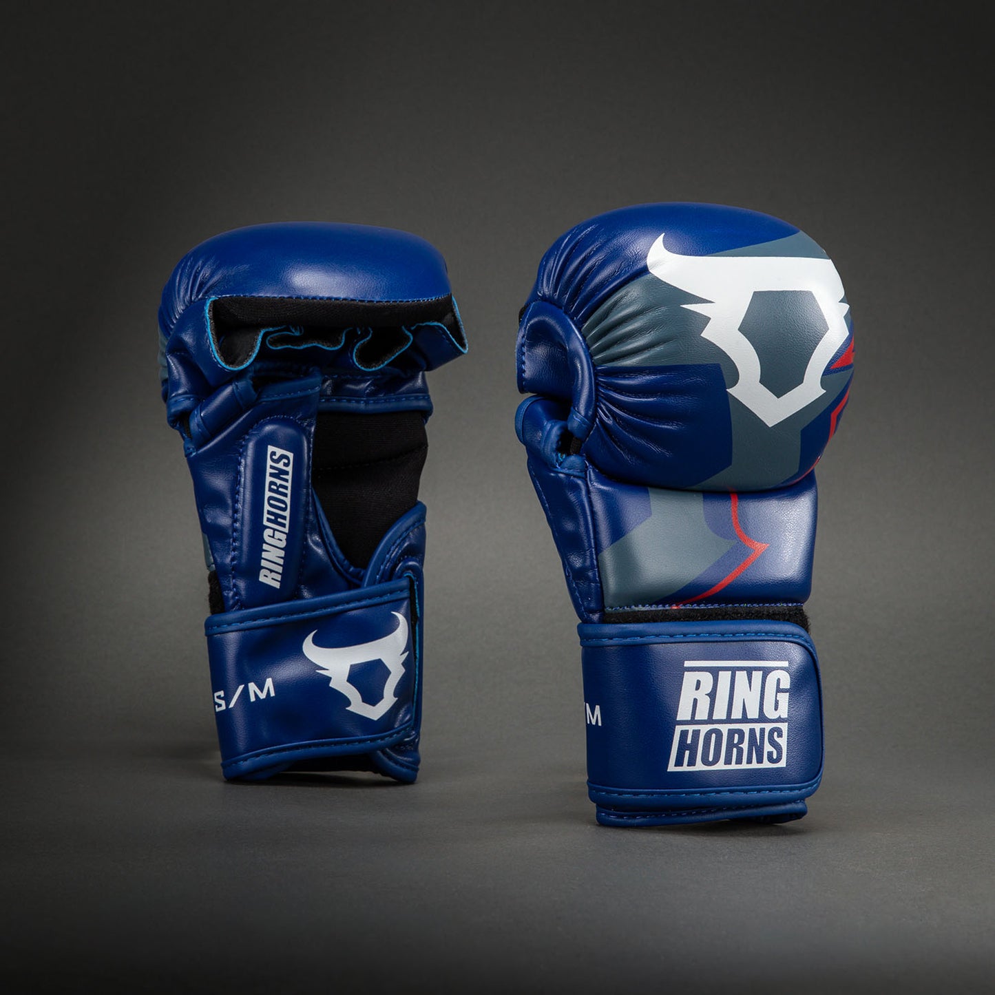 Ringhorns Charger by Venum MMA 스파링 글러브 – 네이비 블루/레드