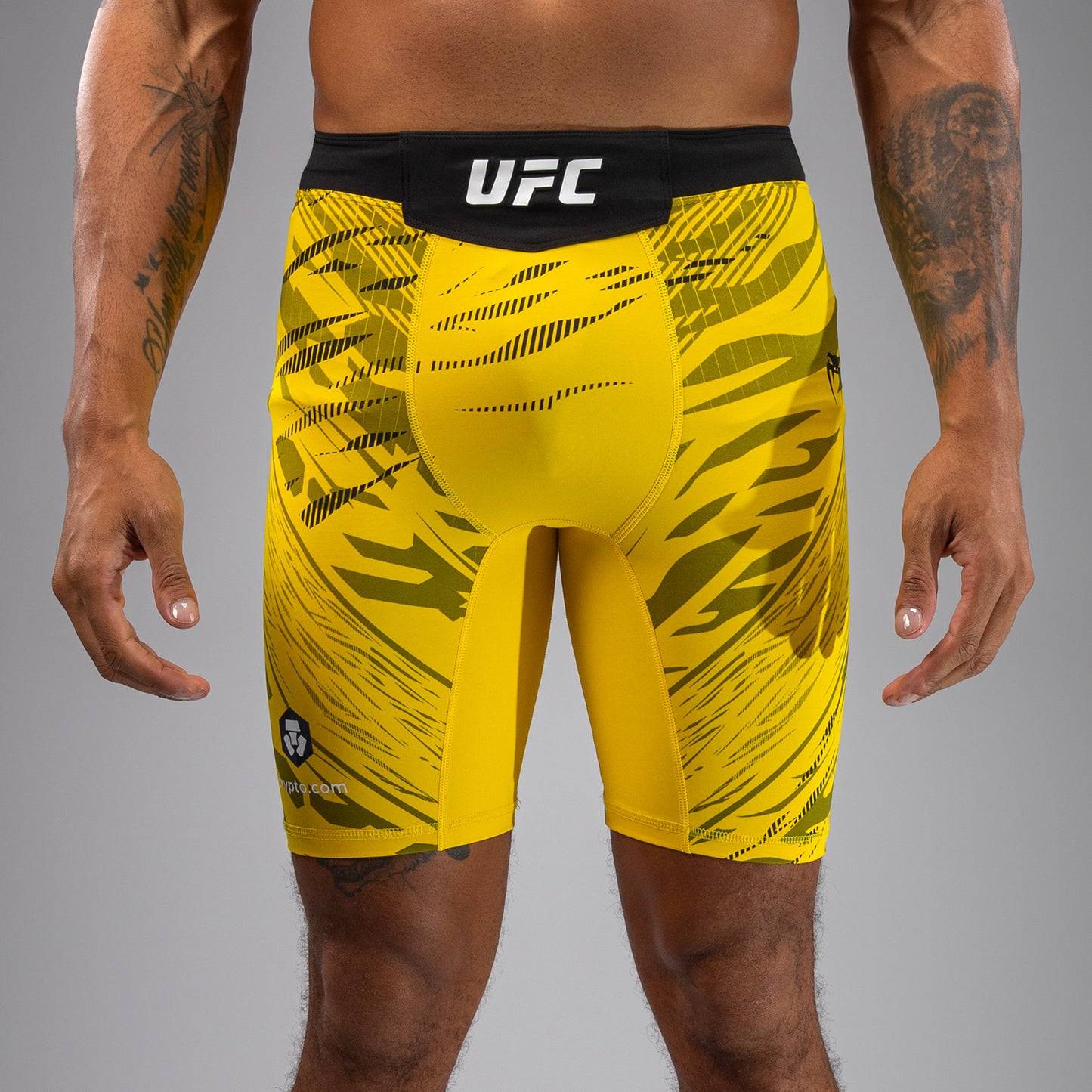 UFC Fusion by Venum Authentic Fight Night 남성용 발리 투도 쇼츠 – 옐로우