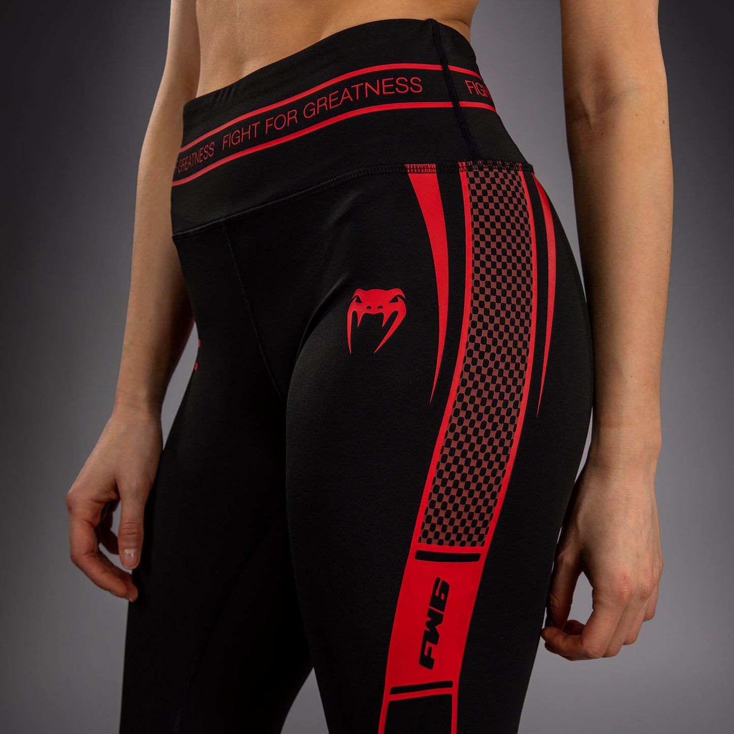 Venum UFC Unity by Venum Authentic Fight Week 여성 기능성 컴프레션 타이츠 - 블랙