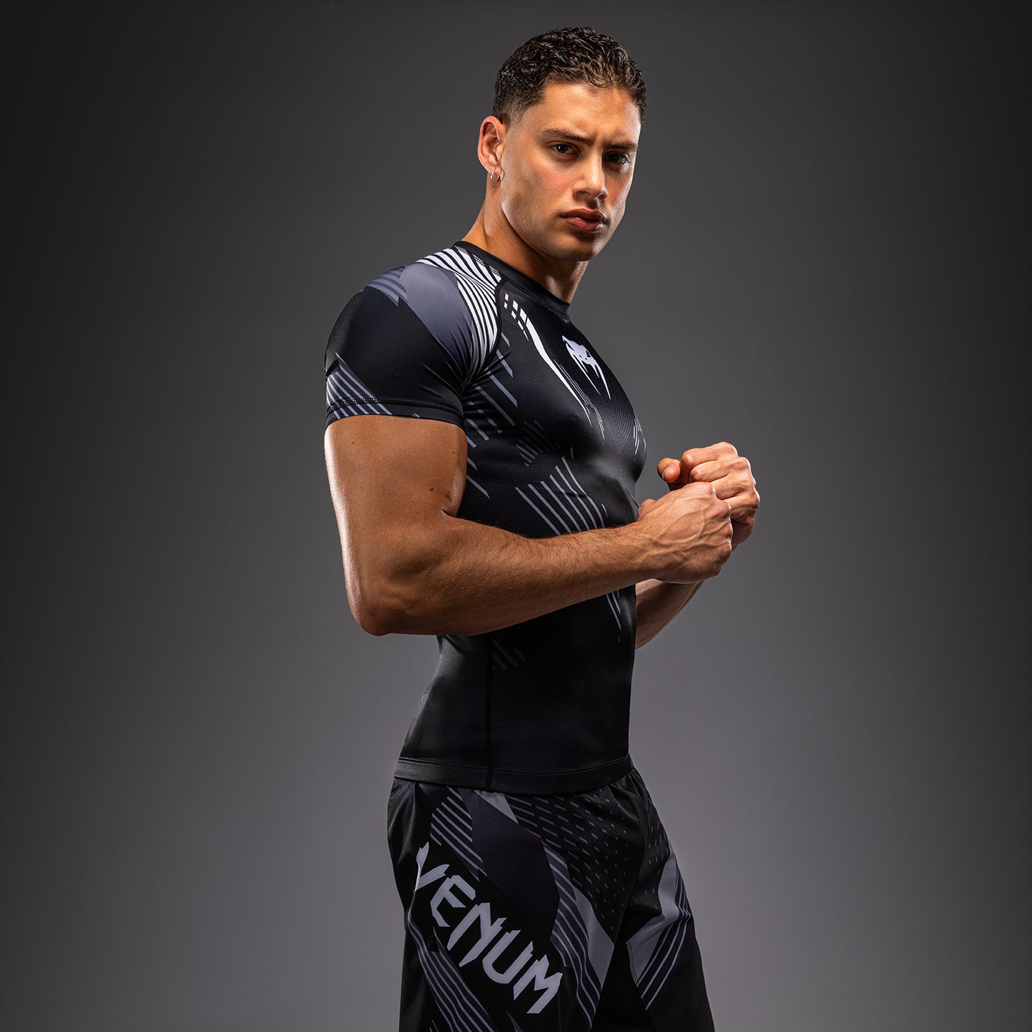 NO-GI 6.0 반팔 래쉬가드 블랙/화이트