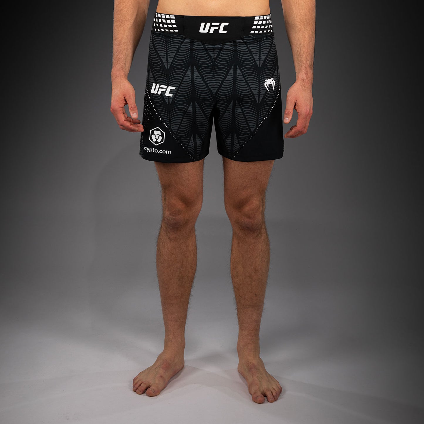 남성용 UFC Zenith by Venum 블랙 어센틱 파이트 나이트 글래디에이터 파이트 쇼츠