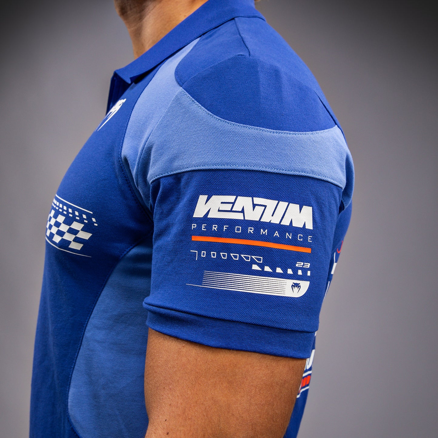 Venum Motorsport 코튼 폴로 – 로열 블루