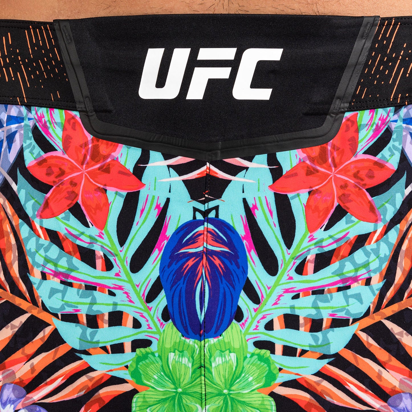 Men's UFC Unrivaled by Venum 블루 Dustin Poirier 롱 핏 파이트 쇼츠