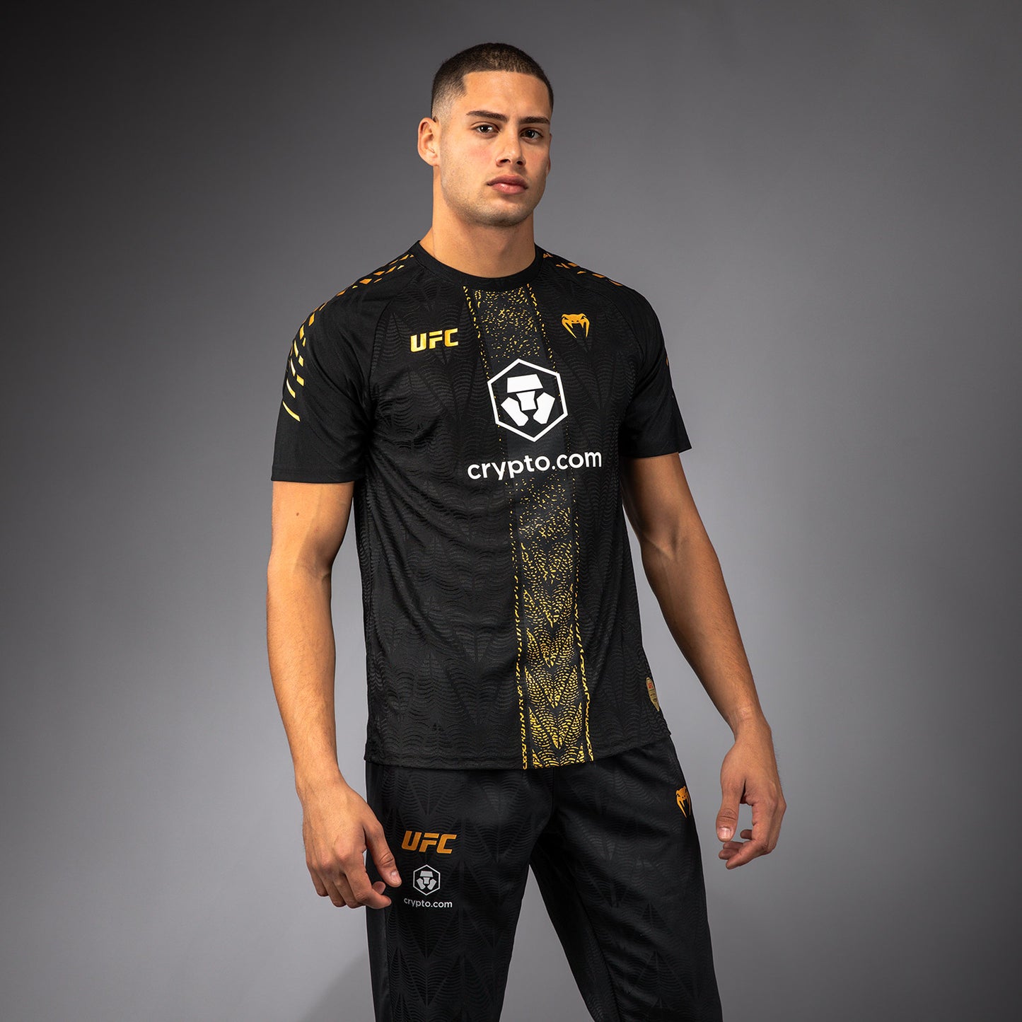 남성용 UFC Zenith by Venum Champion 오센틱 파이트 나이트 워크아웃 저지
