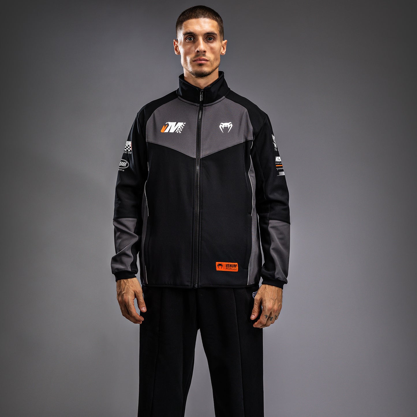 Venum Motorsport 소프트쉘 자켓 – 딥 블랙