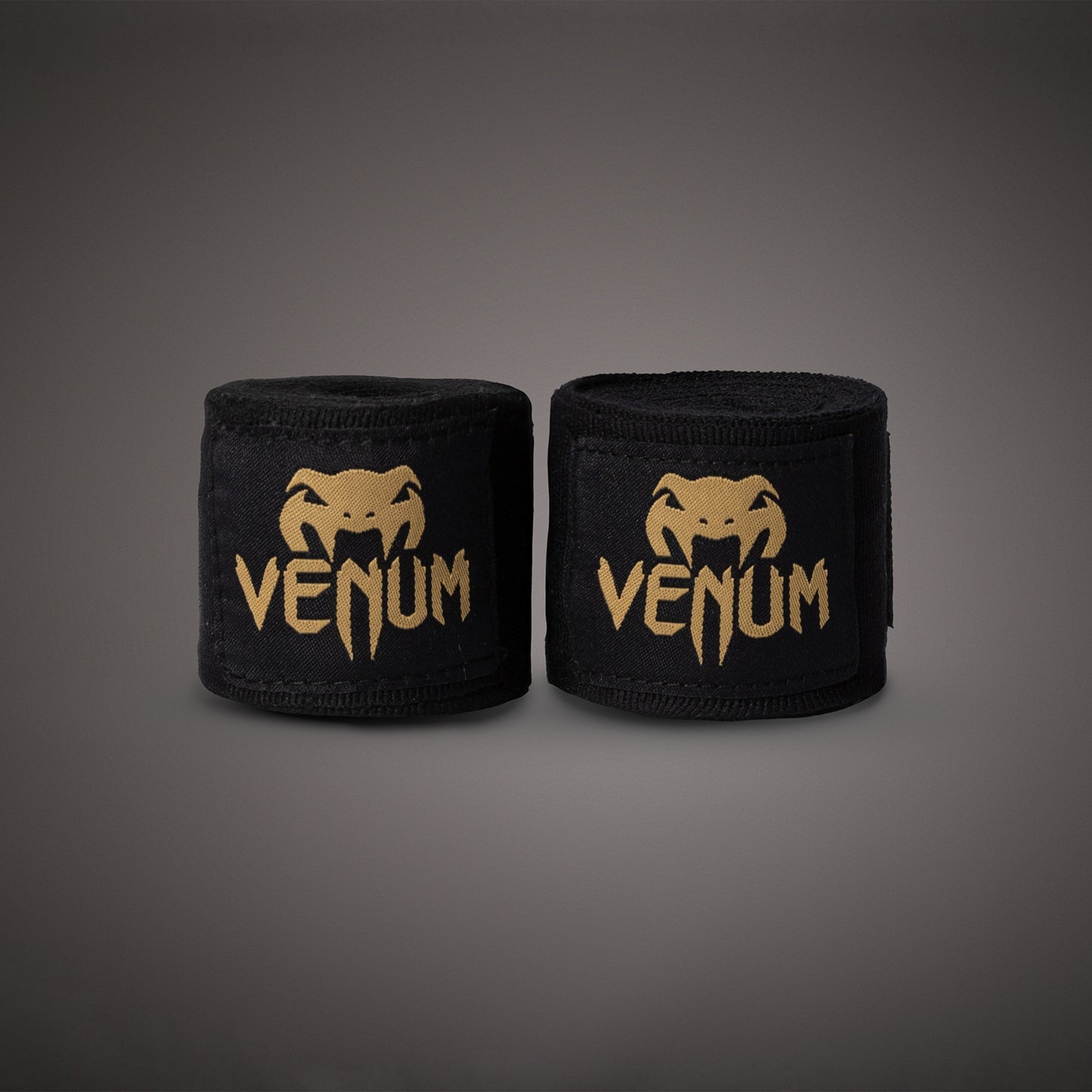 Venum Kontact 복싱 핸드랩 - 블랙/골드 - 4.5m (180 인치)