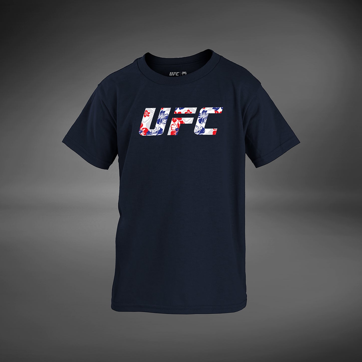 Kids UFC Unrivaled by Venum 네이비 맥스 할로웨이 티셔츠