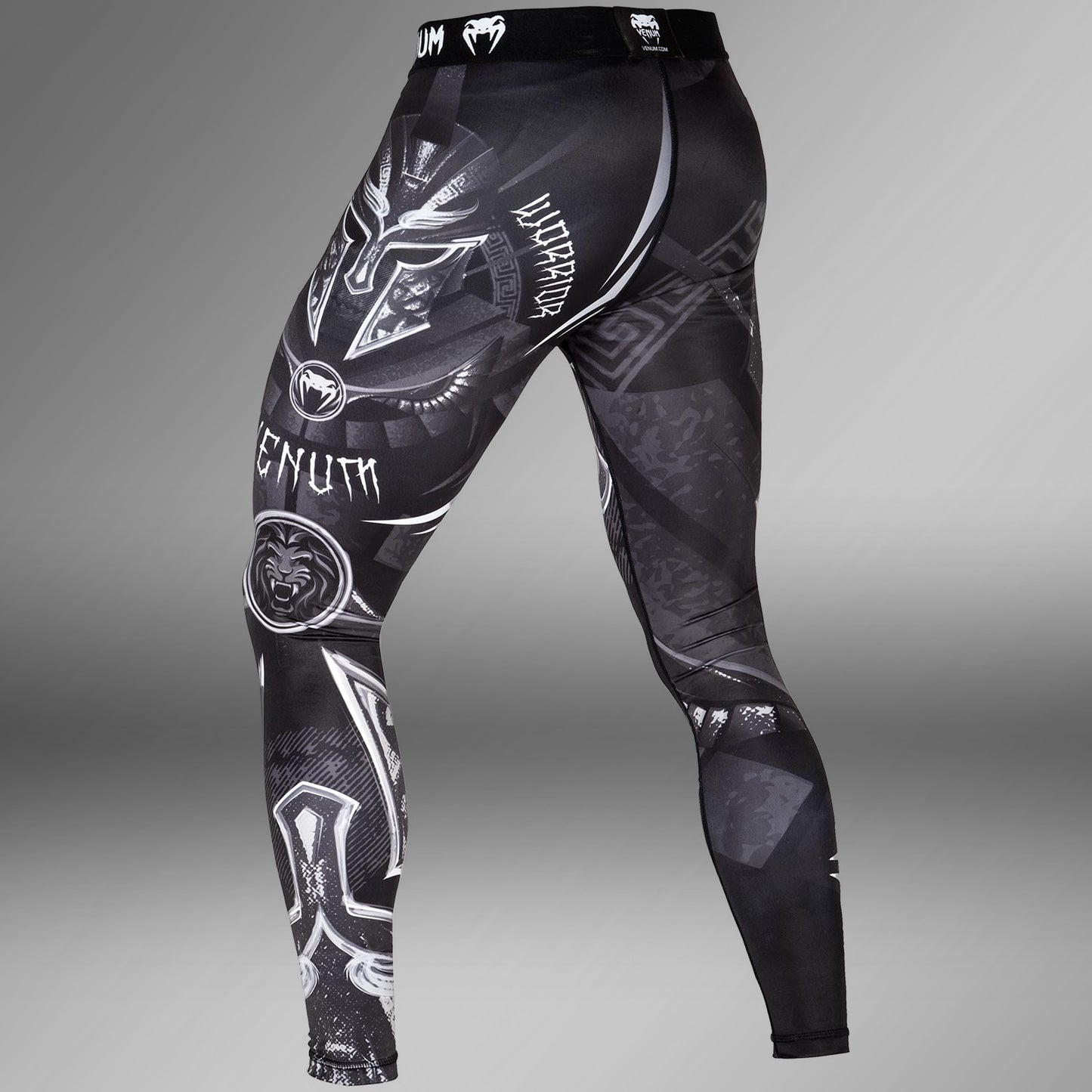 Venum Gladiator 3.0 컴프레션 팬츠 – 블랙/화이트