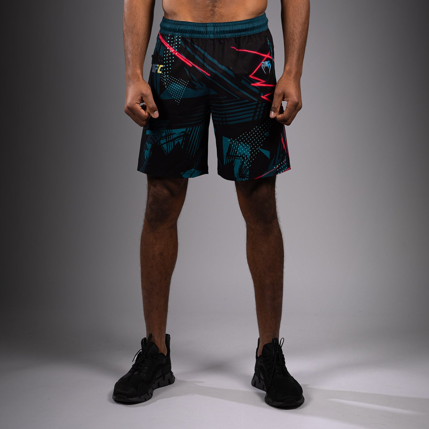 UFC Fusion By Venum Miami Edition Fight Week 남성용 퍼포먼스 쇼츠 – 블랙