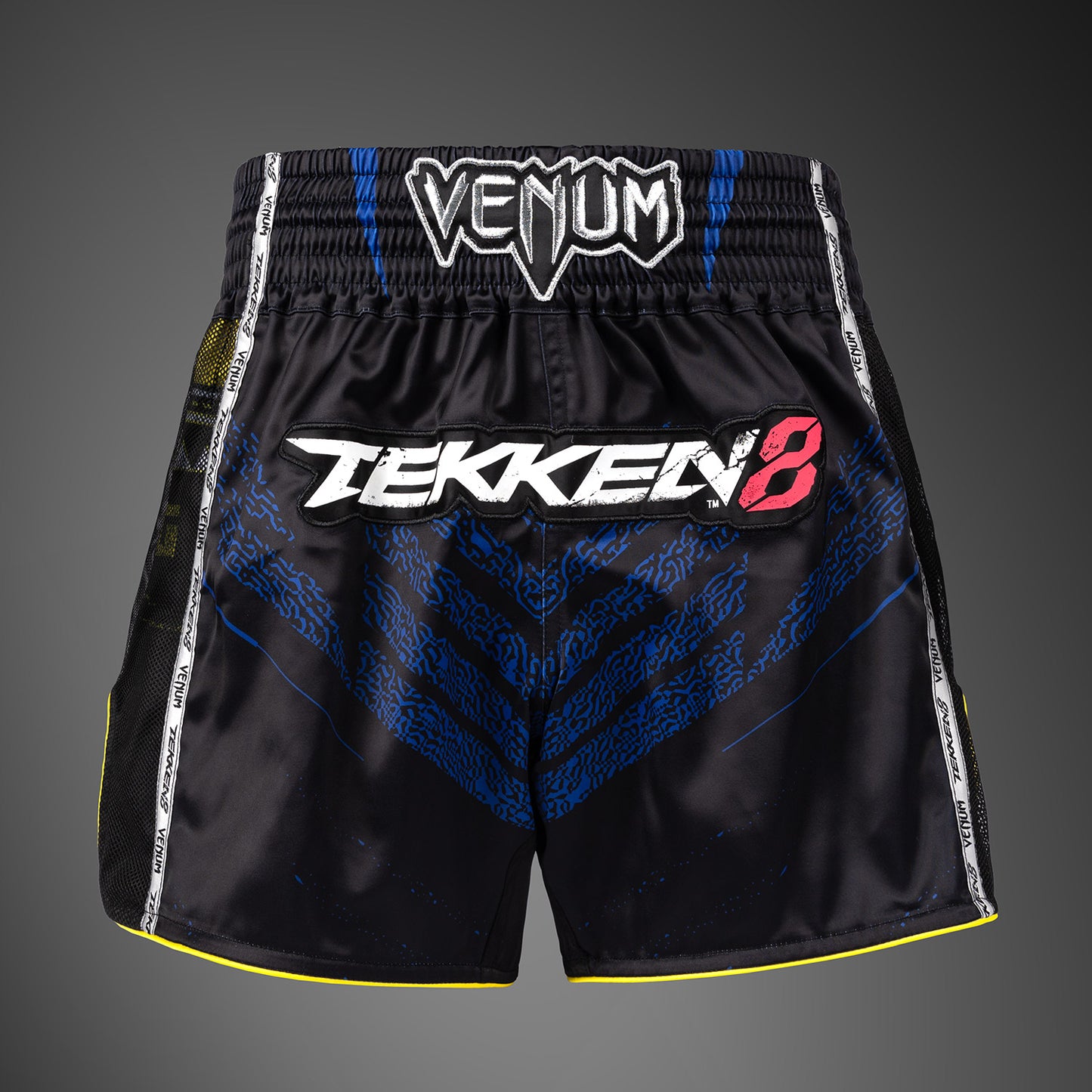 Venum x TEKKEN 8 무에타이 쇼츠 – 킹 – 블랙/옐로우